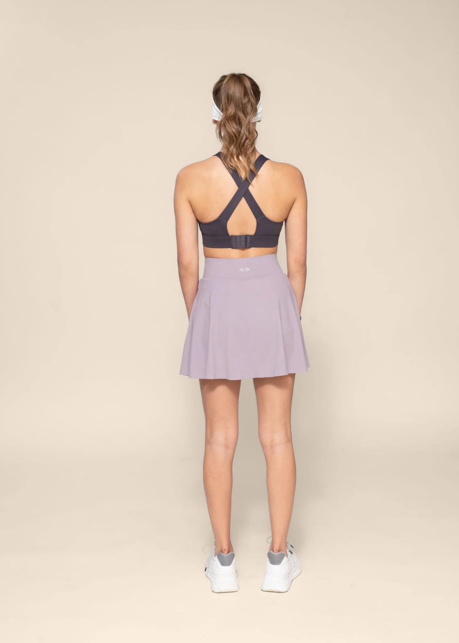 Women Pleated Skort - Purple - Image 6