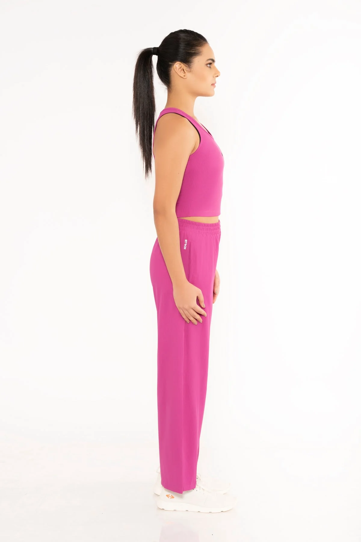 Women Power Tank Baby Pink
