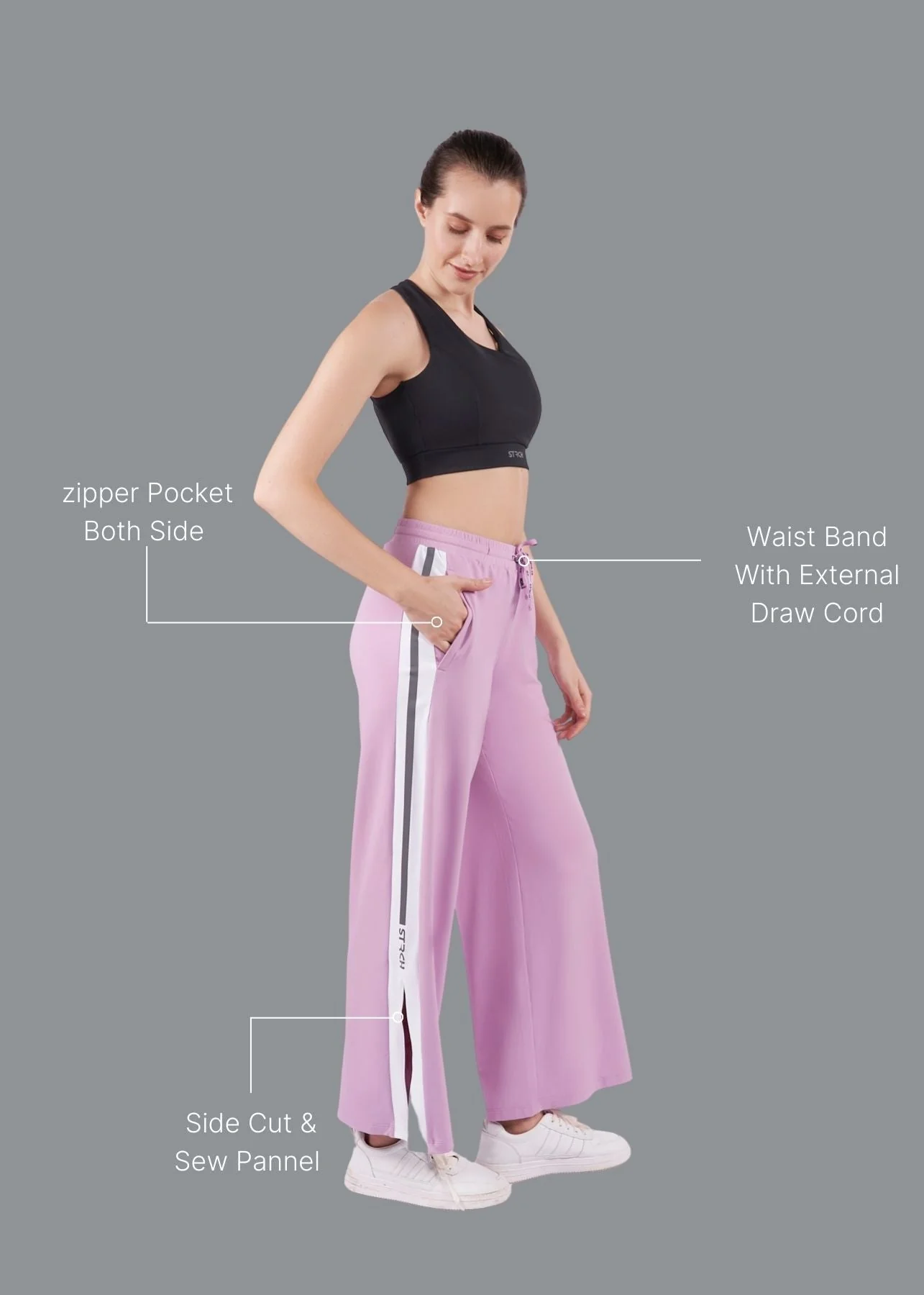 Play Core Workout Track Pant - Lavender - Image 2