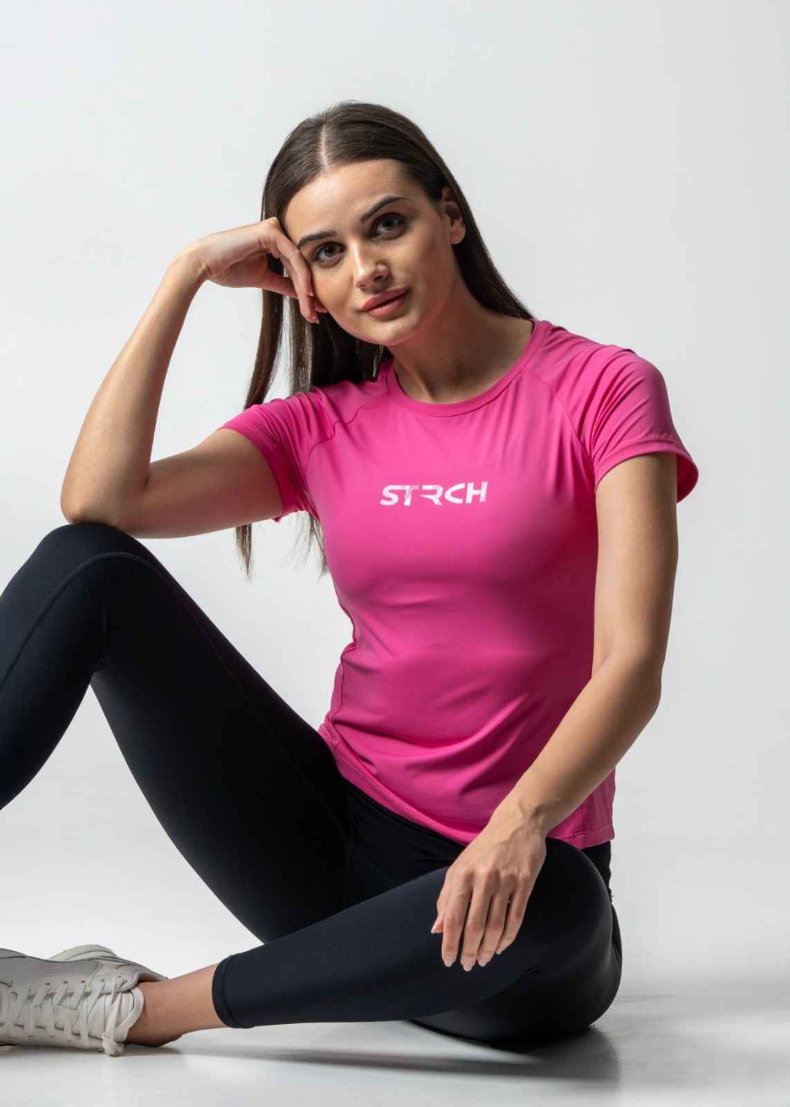 Women Running T Shirt - Hot Pink - Image 5