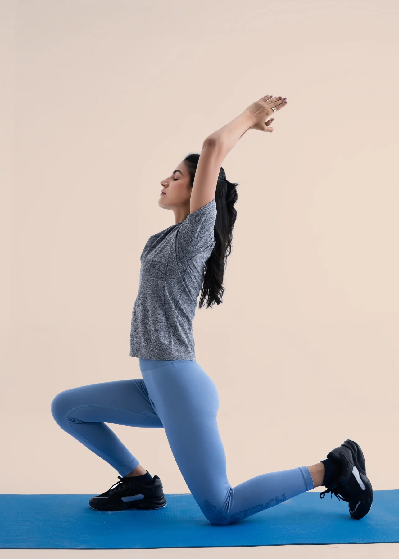 Seamless Workout Core leggings - Coronet Blue - Image 4