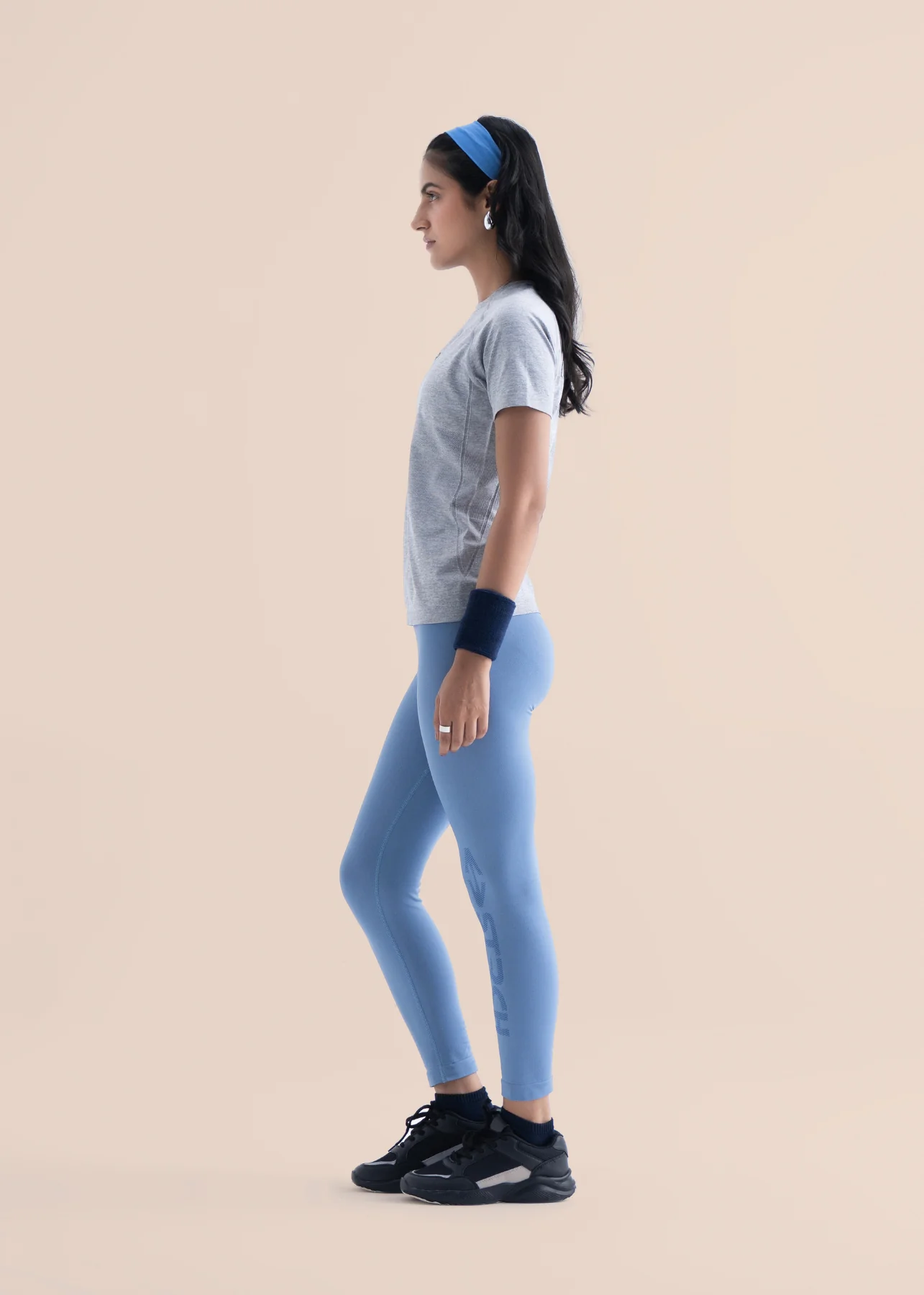 Seamless Workout Core leggings - Coronet Blue - Image 6