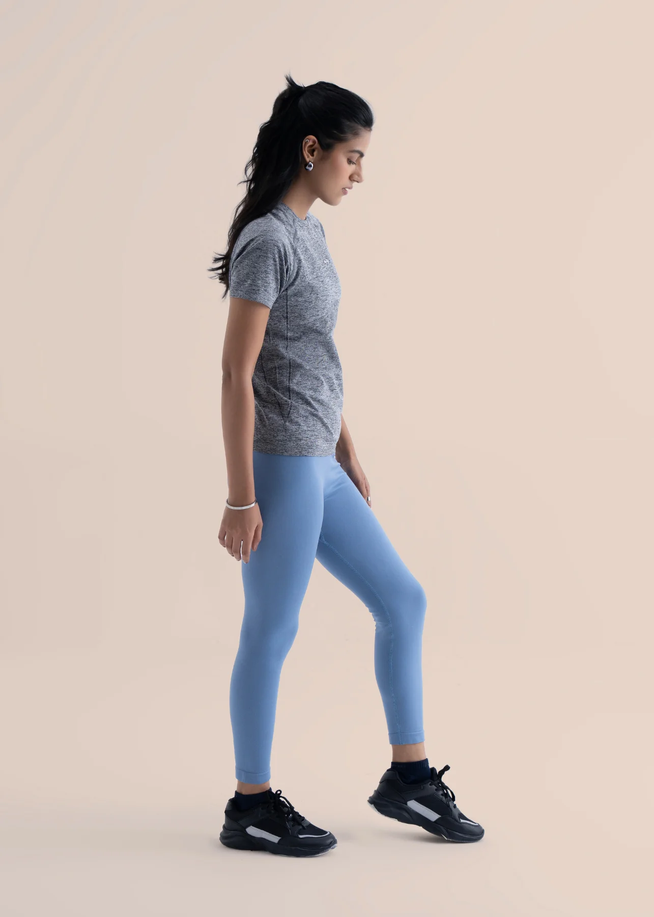 Seamless Workout Core leggings - Coronet Blue - Image 7