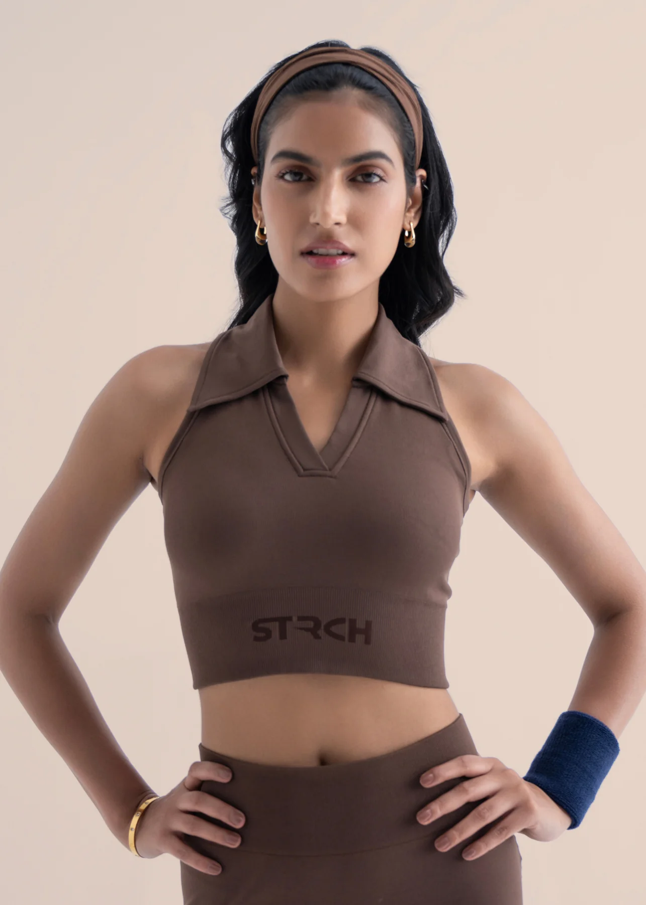 Seamless Workout Core leggings - Mocha Brown - Image 4