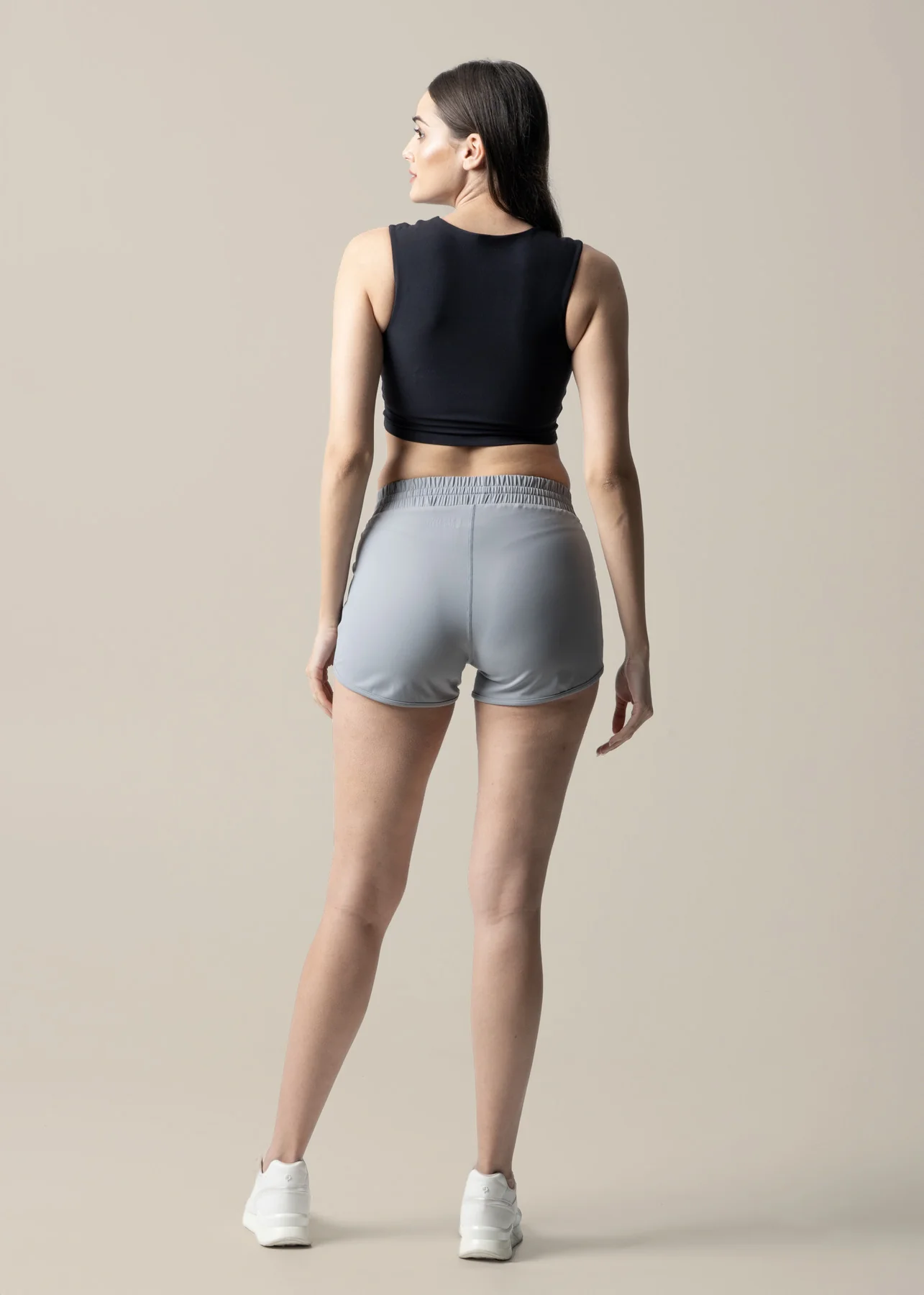 StrchFlex Fitted Shorts - Ice Grey - Image 7