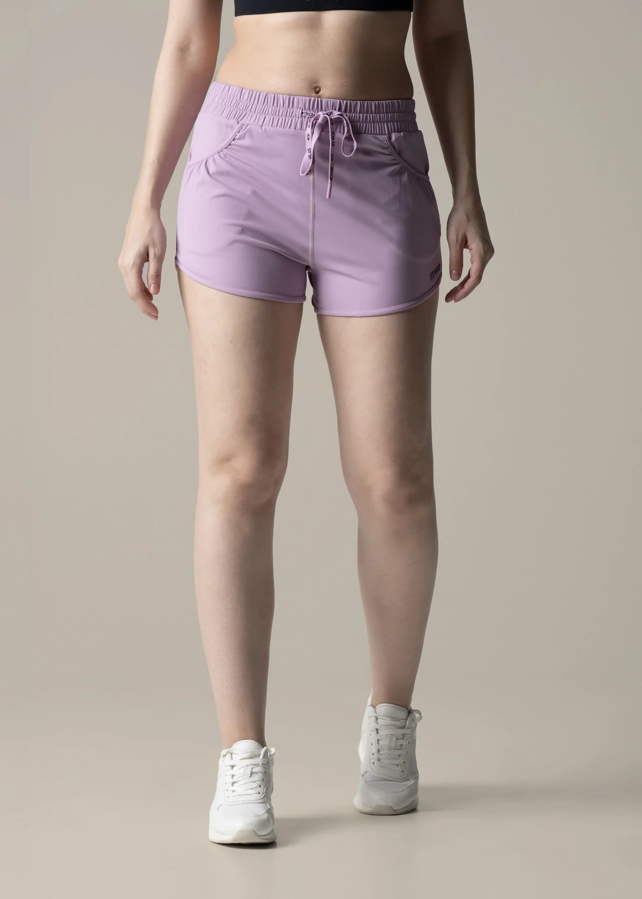 StrchFlex Fitted Shorts - Lavendar - Image 4