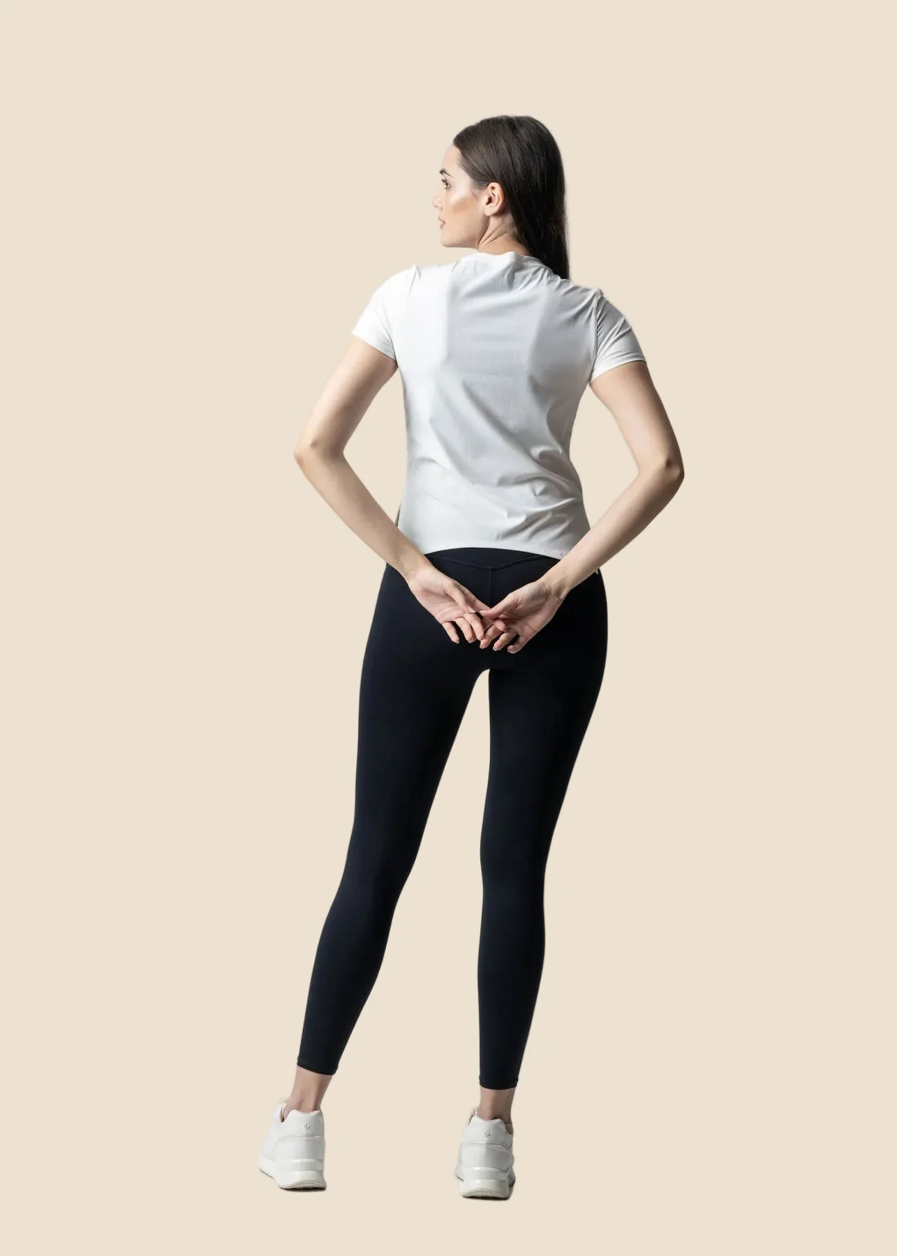 Women Side Tie Crop Top - White - Image 2
