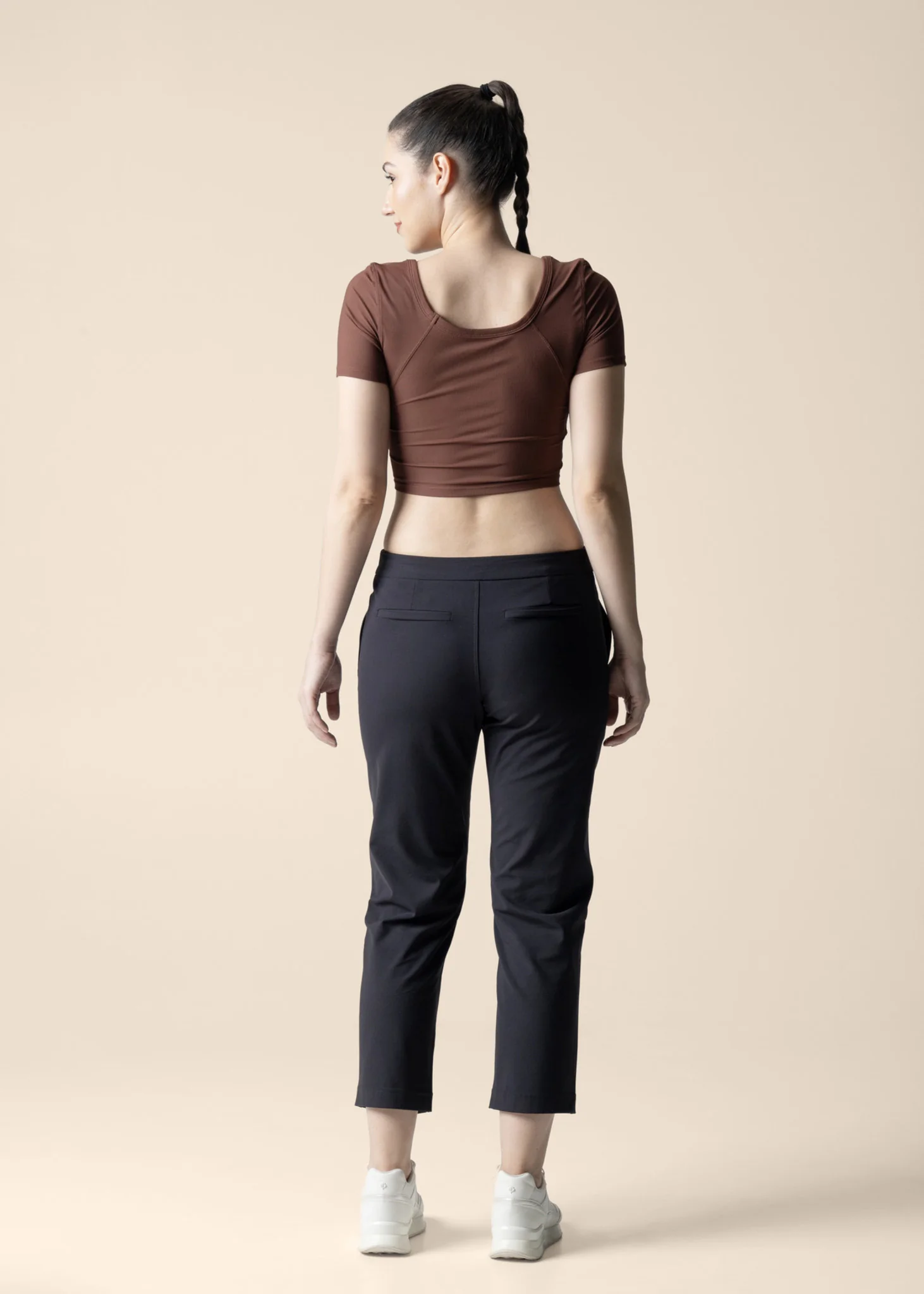 Everyday basic crop top - Brown - Image 5