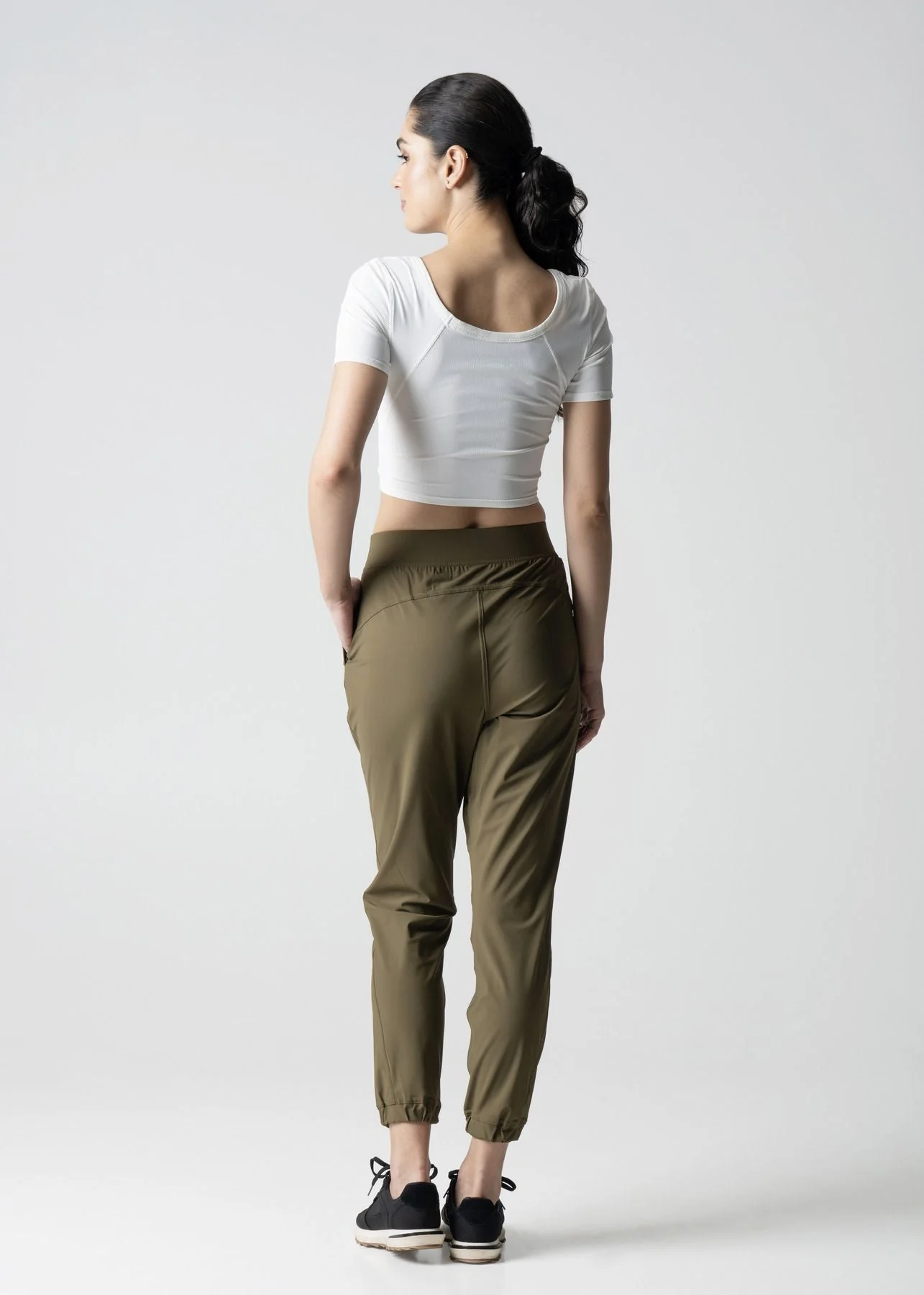 Everyday basic crop top - White - Image 4