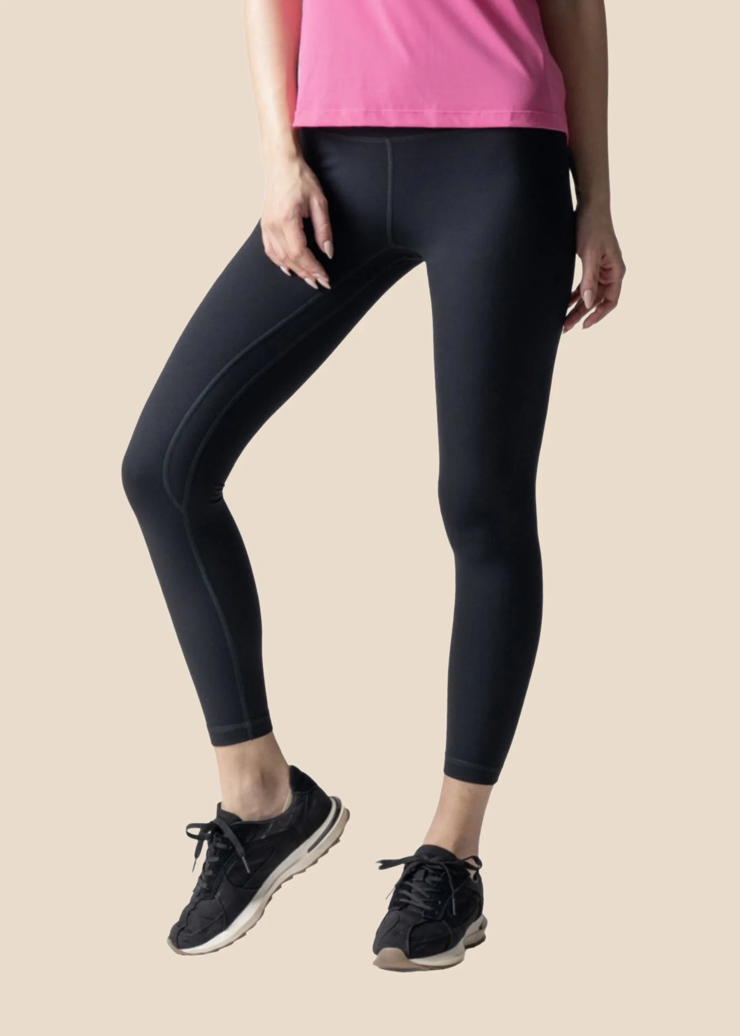 Women Slim Fit Leggings - Black