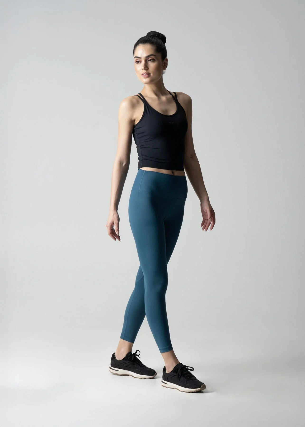 Women Slim Fit Leggings - Indigo Dye - Image 2
