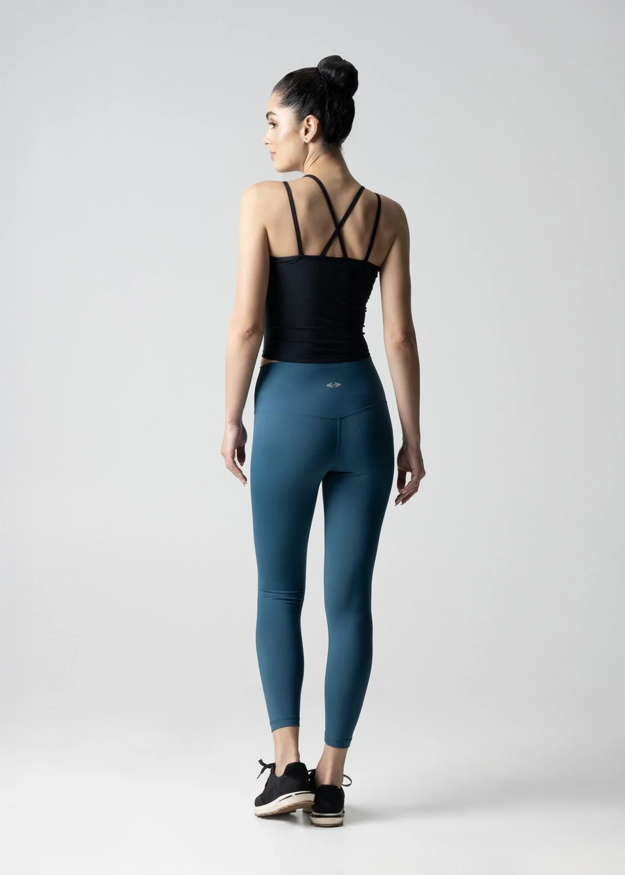 Women Slim Fit Leggings - Indigo Dye - Image 4