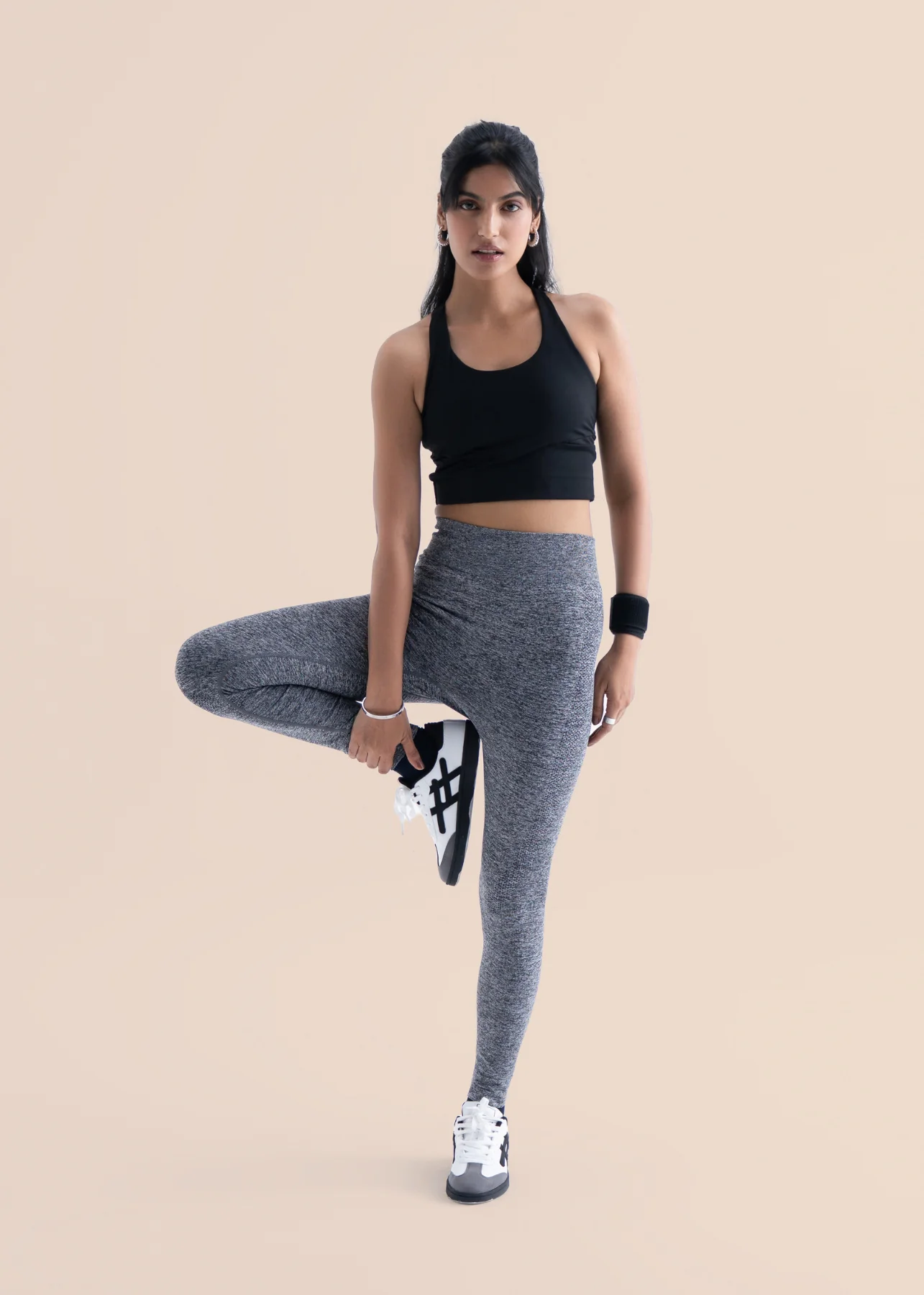Soft Core Seamless Leggings - Black - Image 6