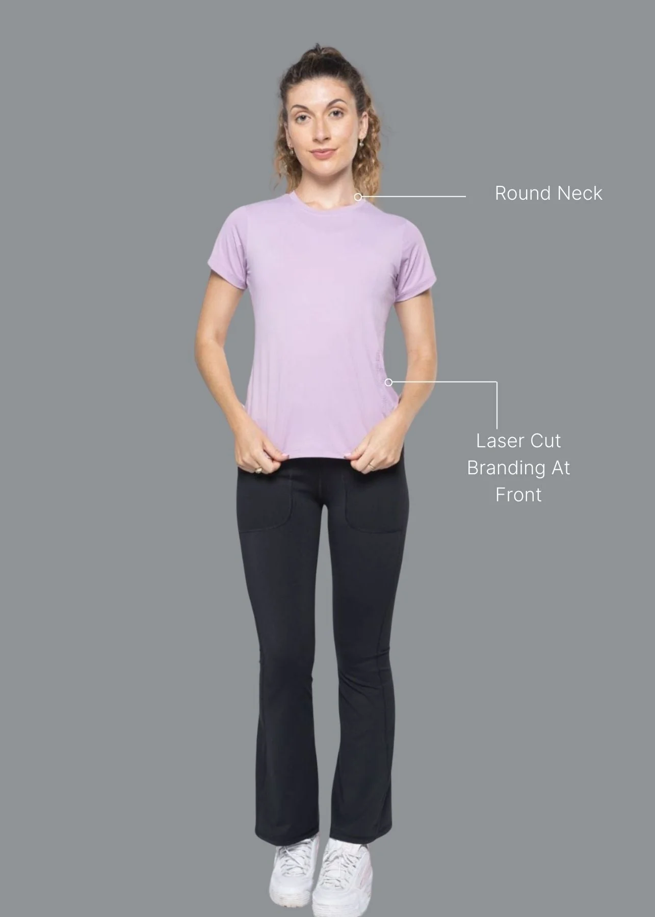Everyday Workout Tee - Lavender - Image 2
