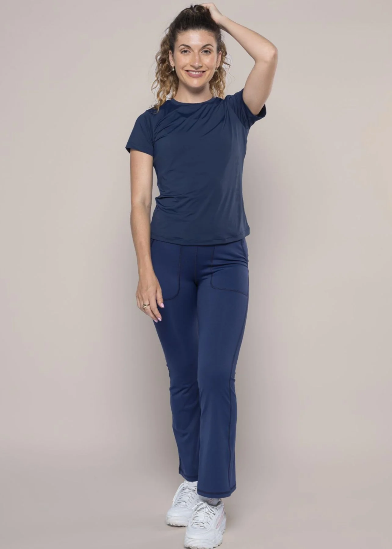 Everyday Workout Tee - Navy Blue - Image 2