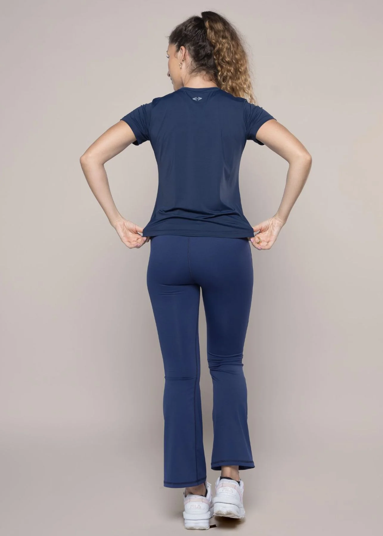 Everyday Workout Tee - Navy Blue - Image 4