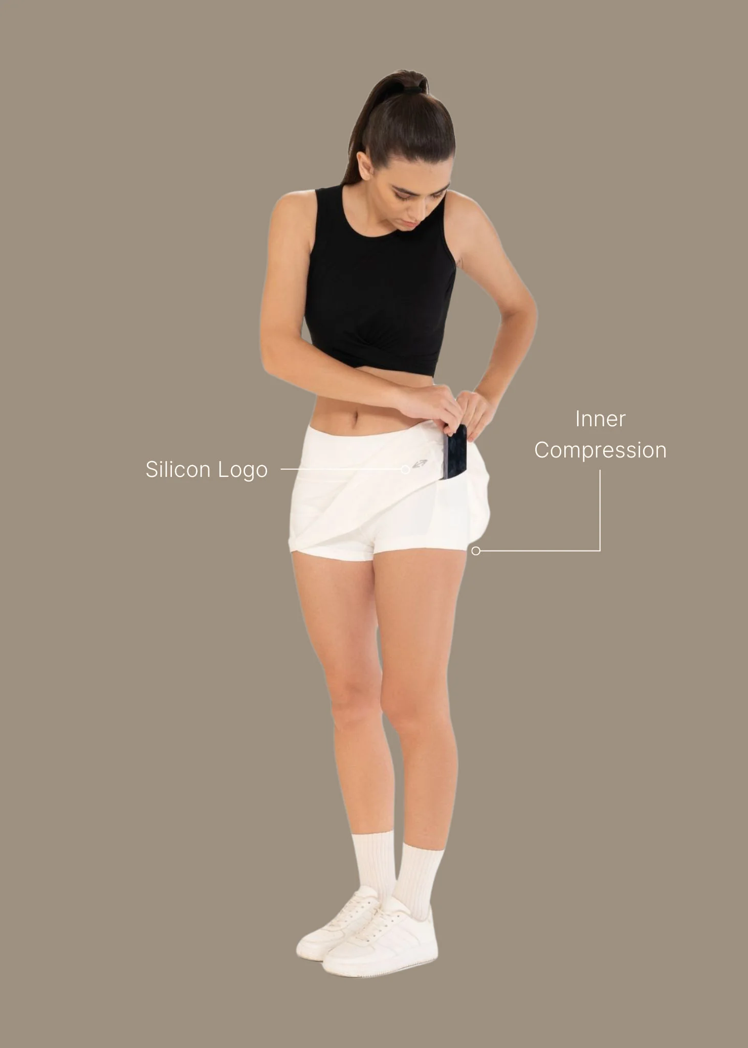 Play Core Skorts - White - Image 3
