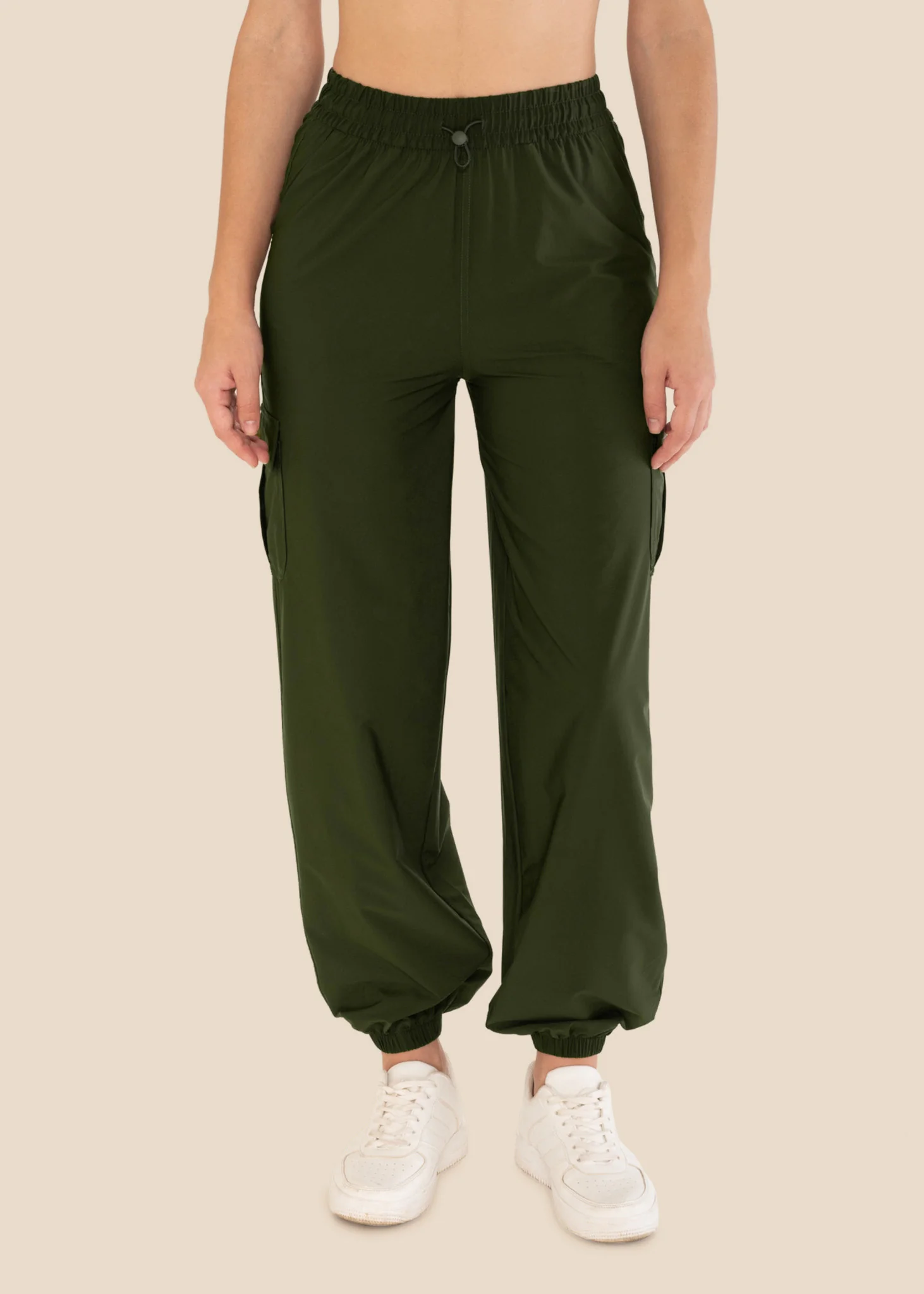 Stride Flex Baggy Joggers - Moss Green