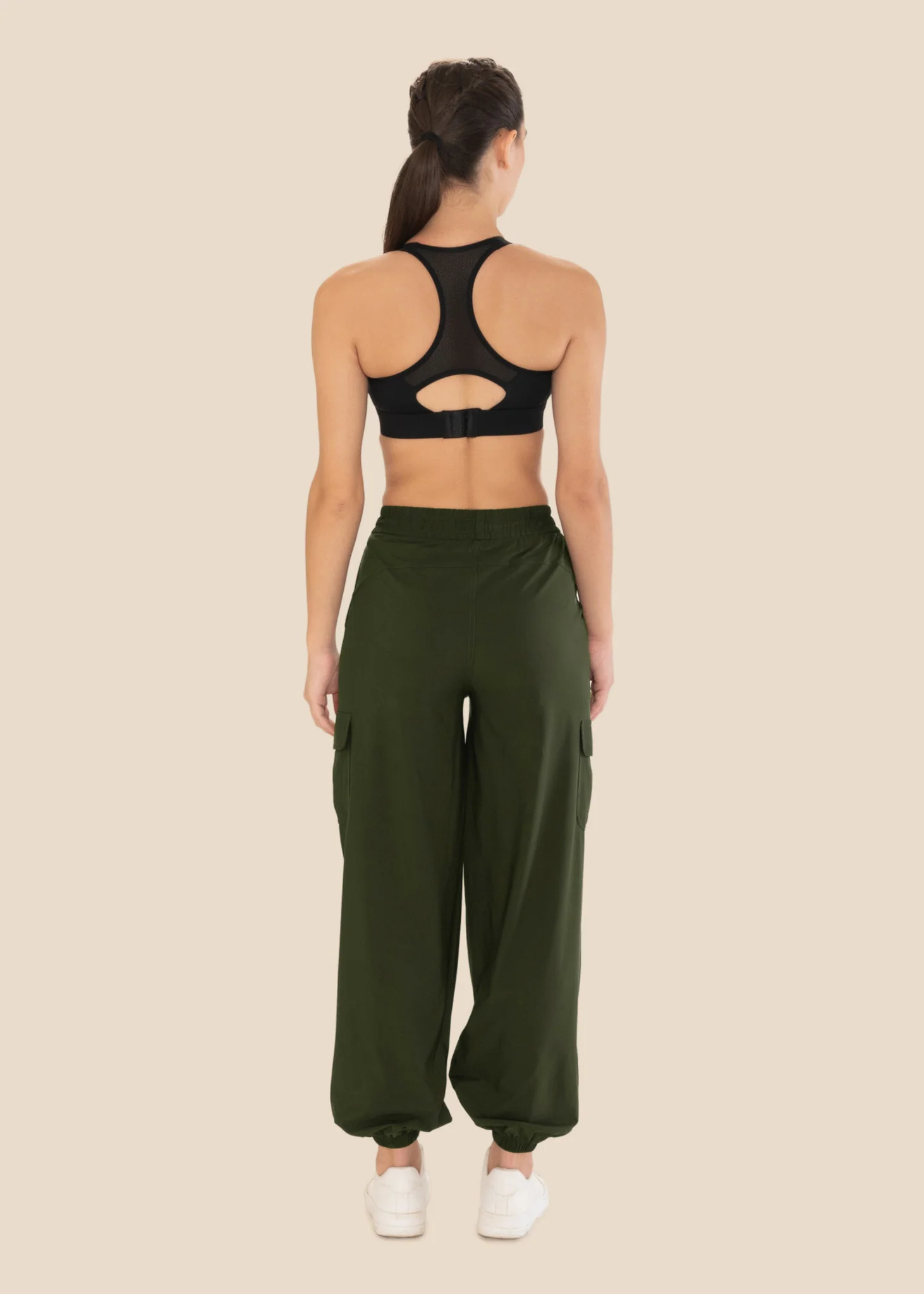 Stride Flex Baggy Joggers - Moss Green - Image 6