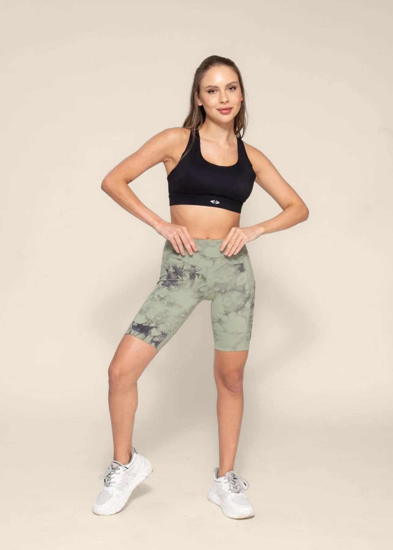 Women Tie Dye Tights - Green - Image 6