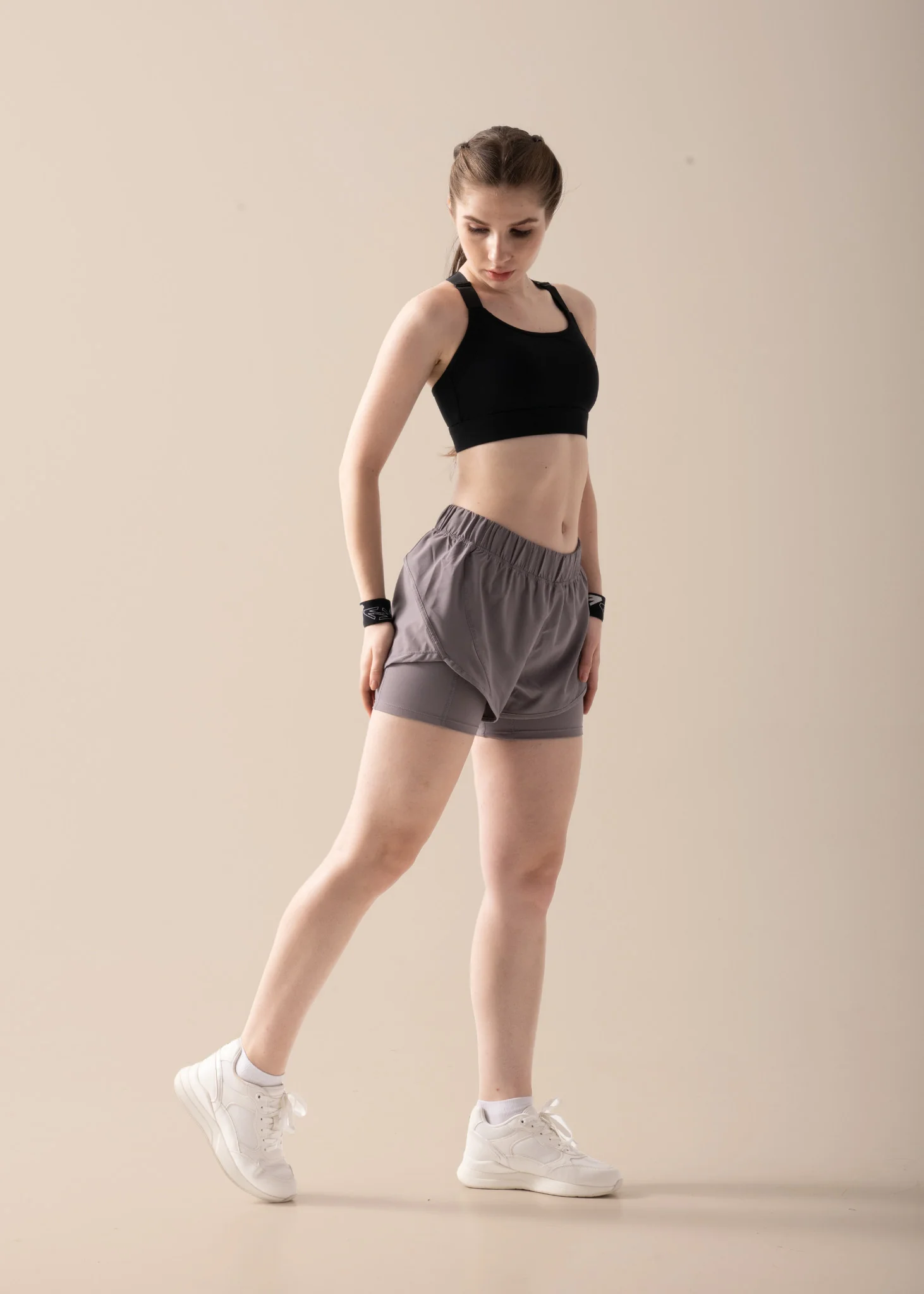 StrchFlex Running shorts - American Brown - Image 2