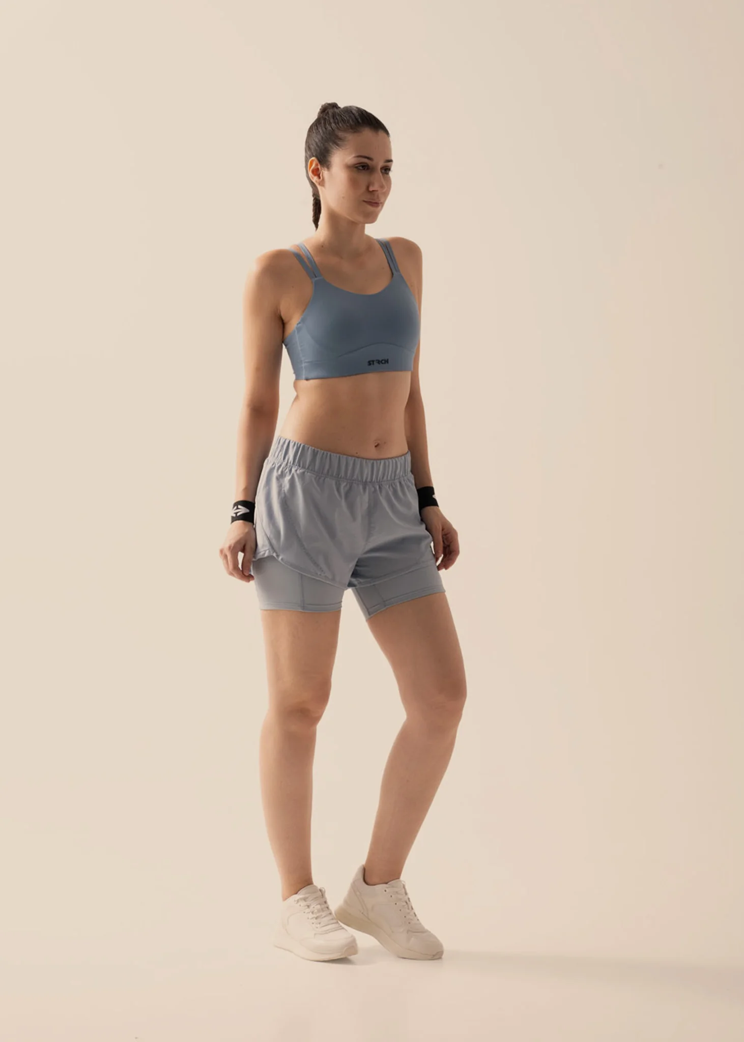 StrchFlex Running shorts - Sky Blue - Image 2