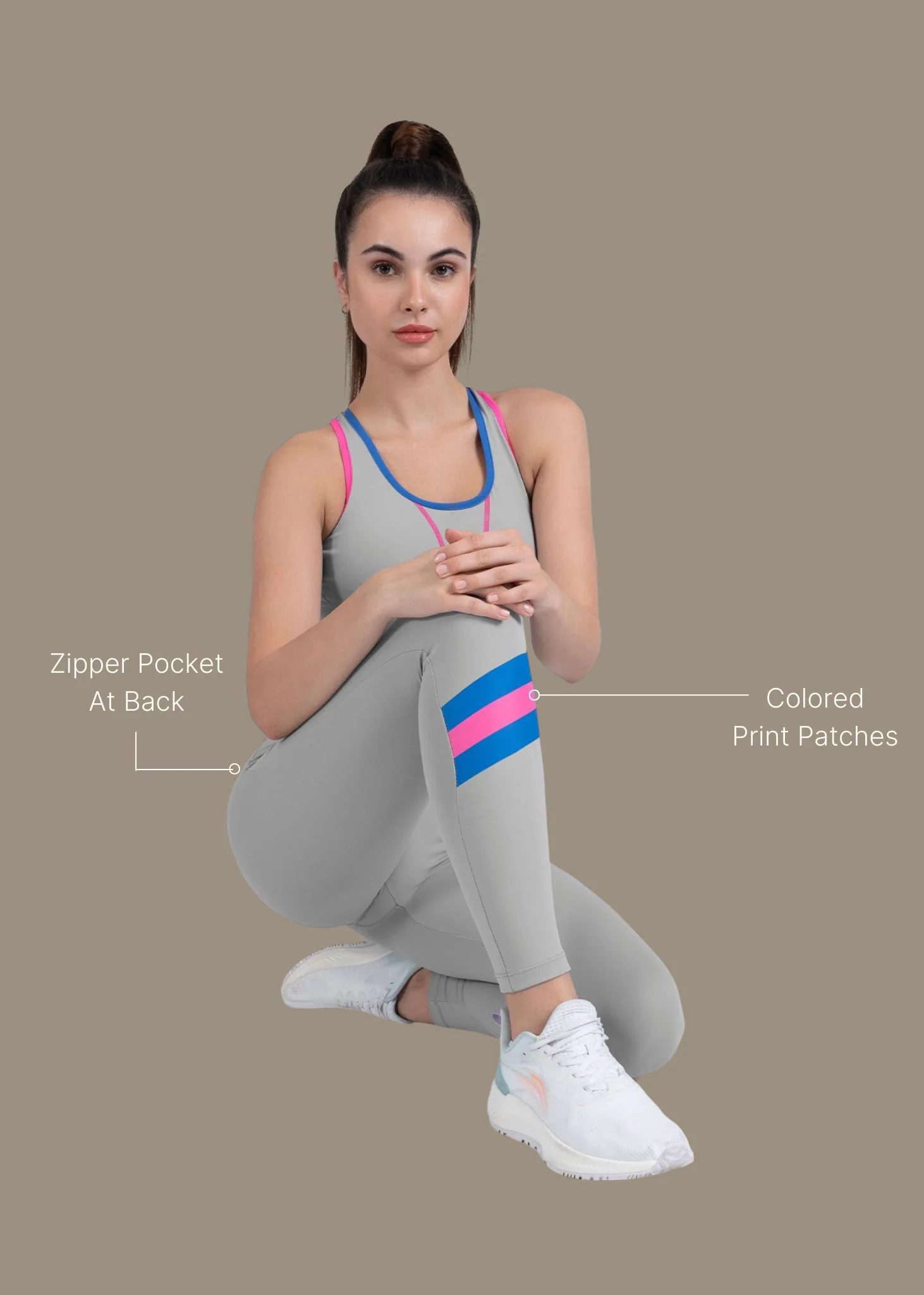 Strch Flex Core Leggings - Grey - Image 3