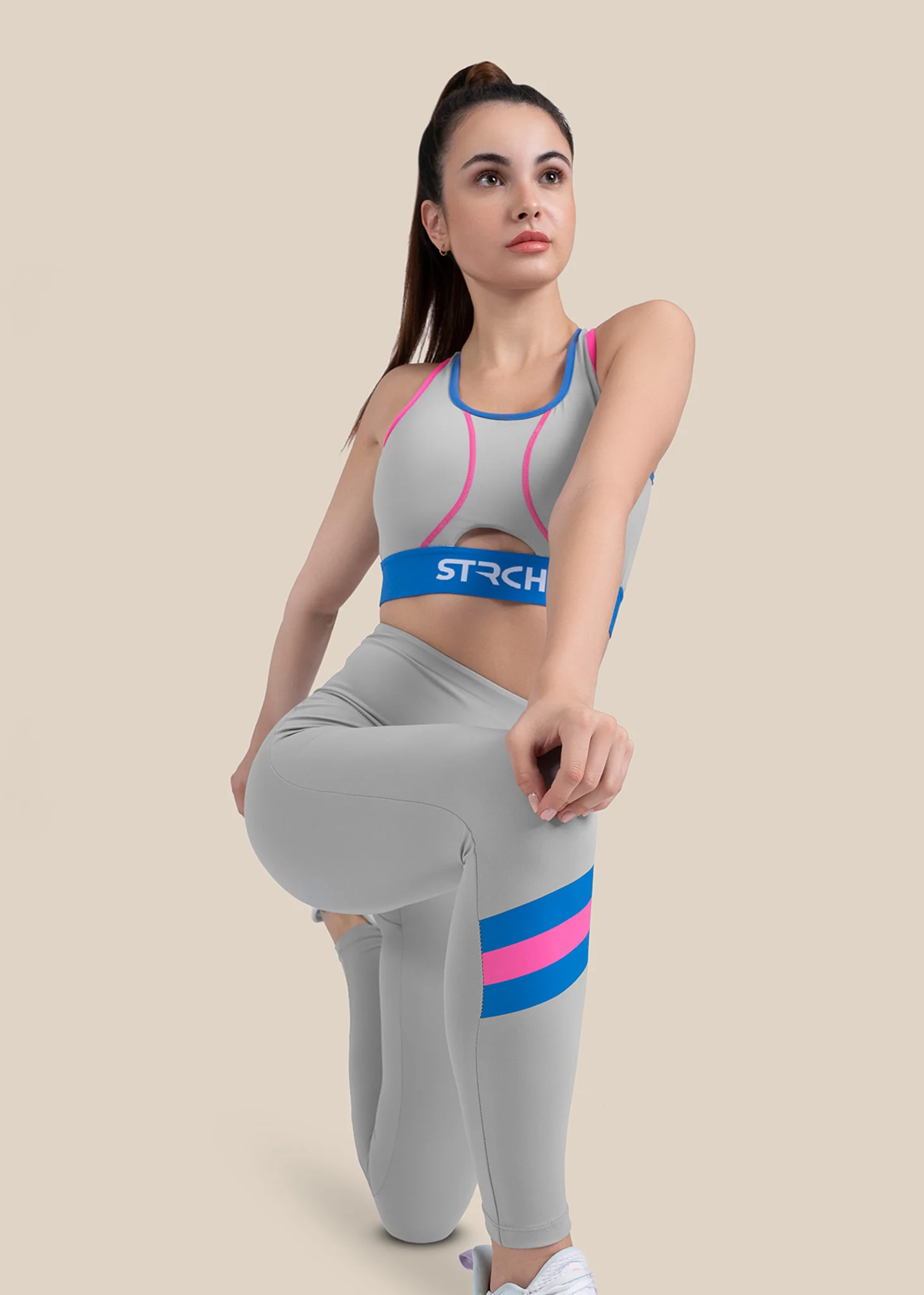 Strch Flex Core Leggings - Grey - Image 4