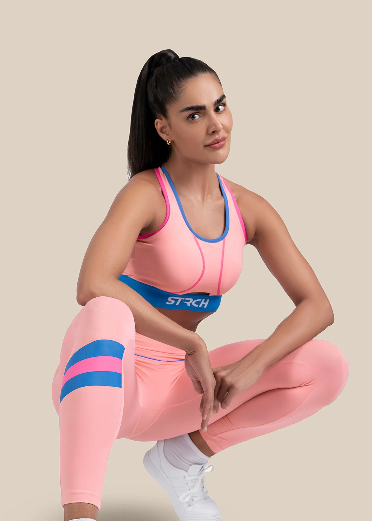 Strch Flex Core Leggings - Pink