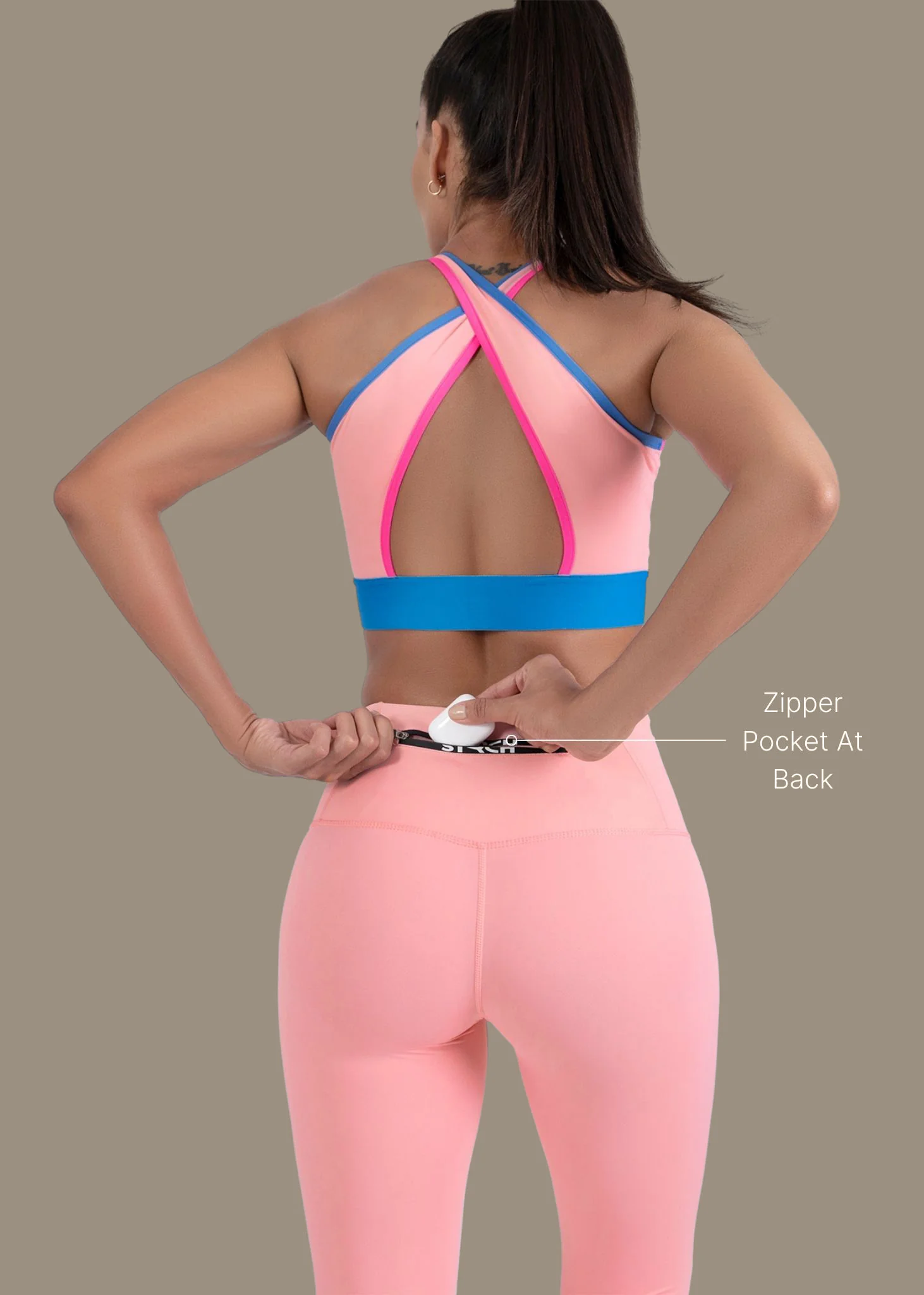 Strch Flex Core Leggings - Pink - Image 3