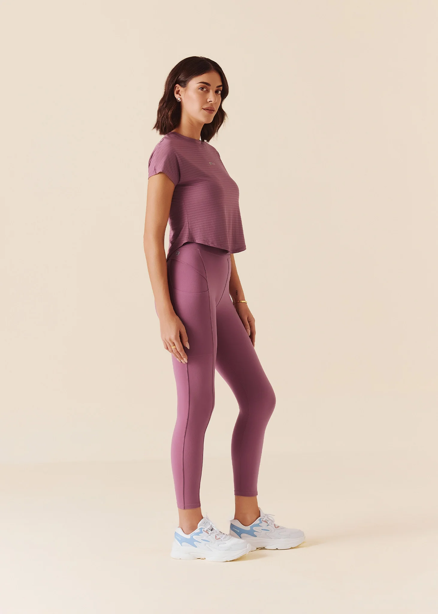 Women V-Back Tie Top - Grape Nector - Image 4
