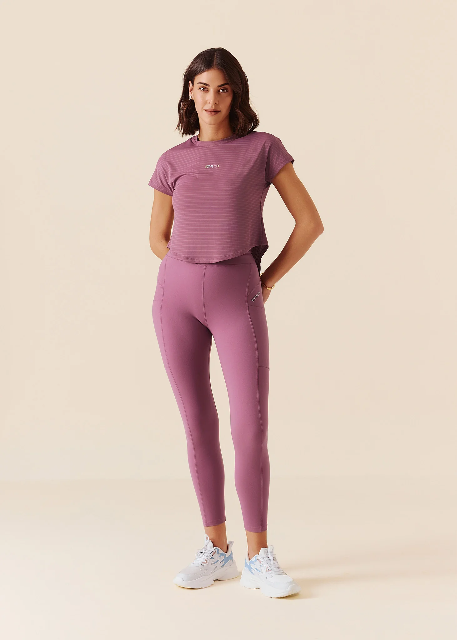 Women V-Back Tie Top - Grape Nector - Image 5