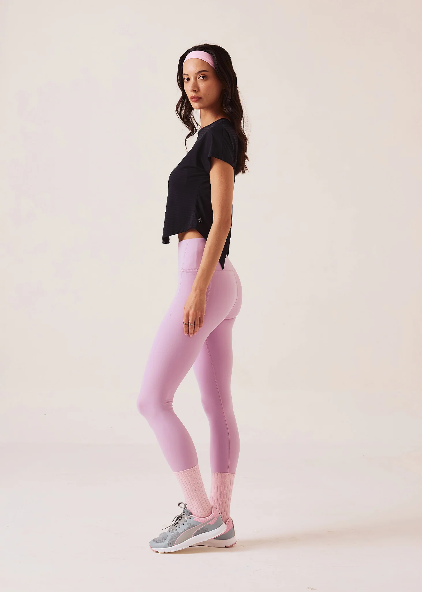 Women V-Back Tie Top - Jet Black - Image 4