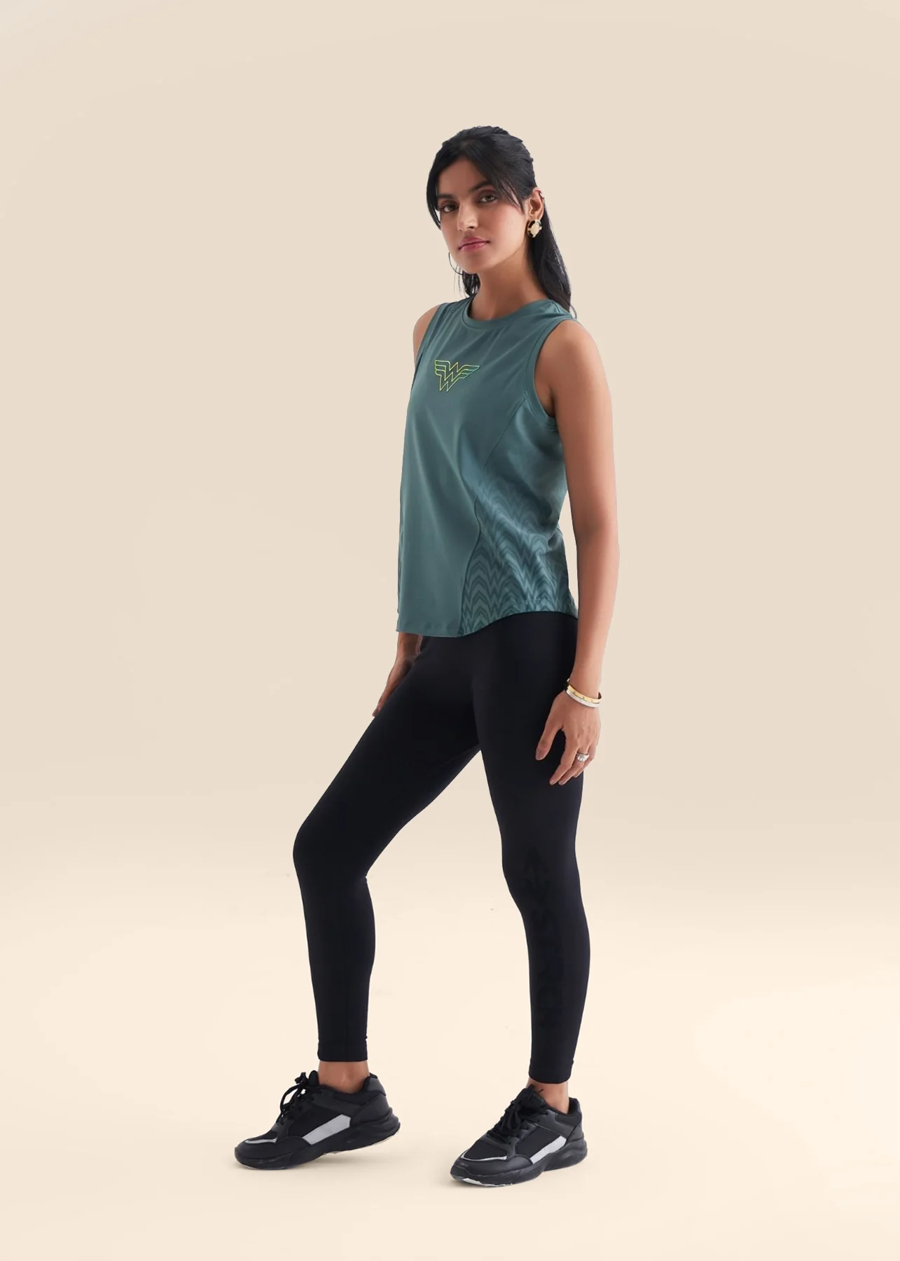 Women Wonder Icon Tank - Pine - Image 4
