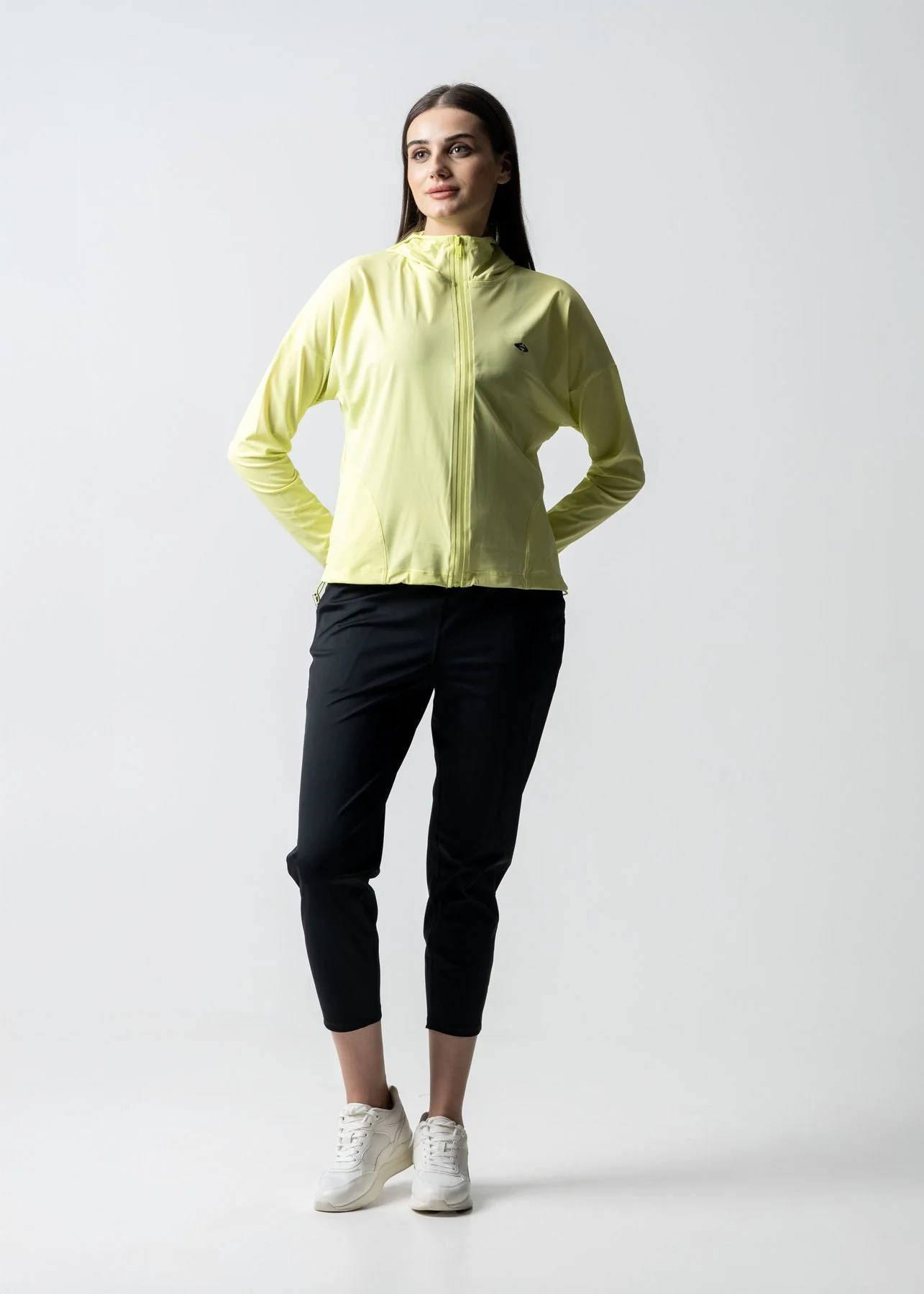 Women Workout Jacket - Neon Yellow - Image 3