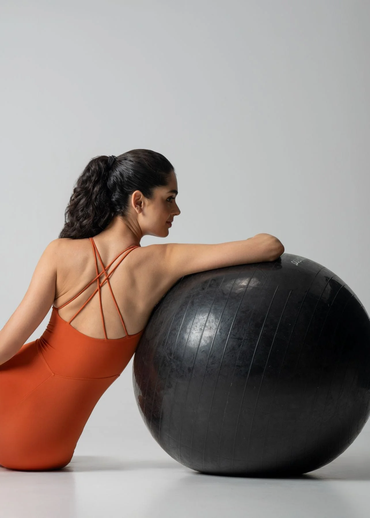 Women Workout Jumpsuit - Orange - Image 5