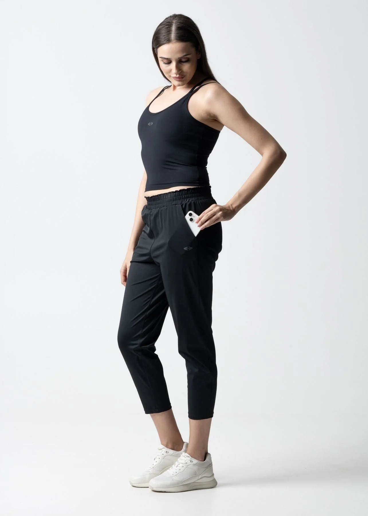 Everyday workout ankle length pants - Black - Image 2