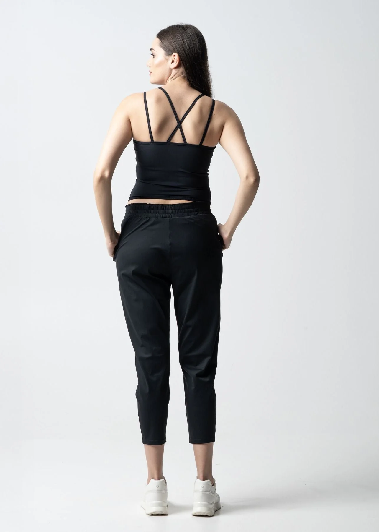 Everyday workout ankle length pants - Black - Image 4