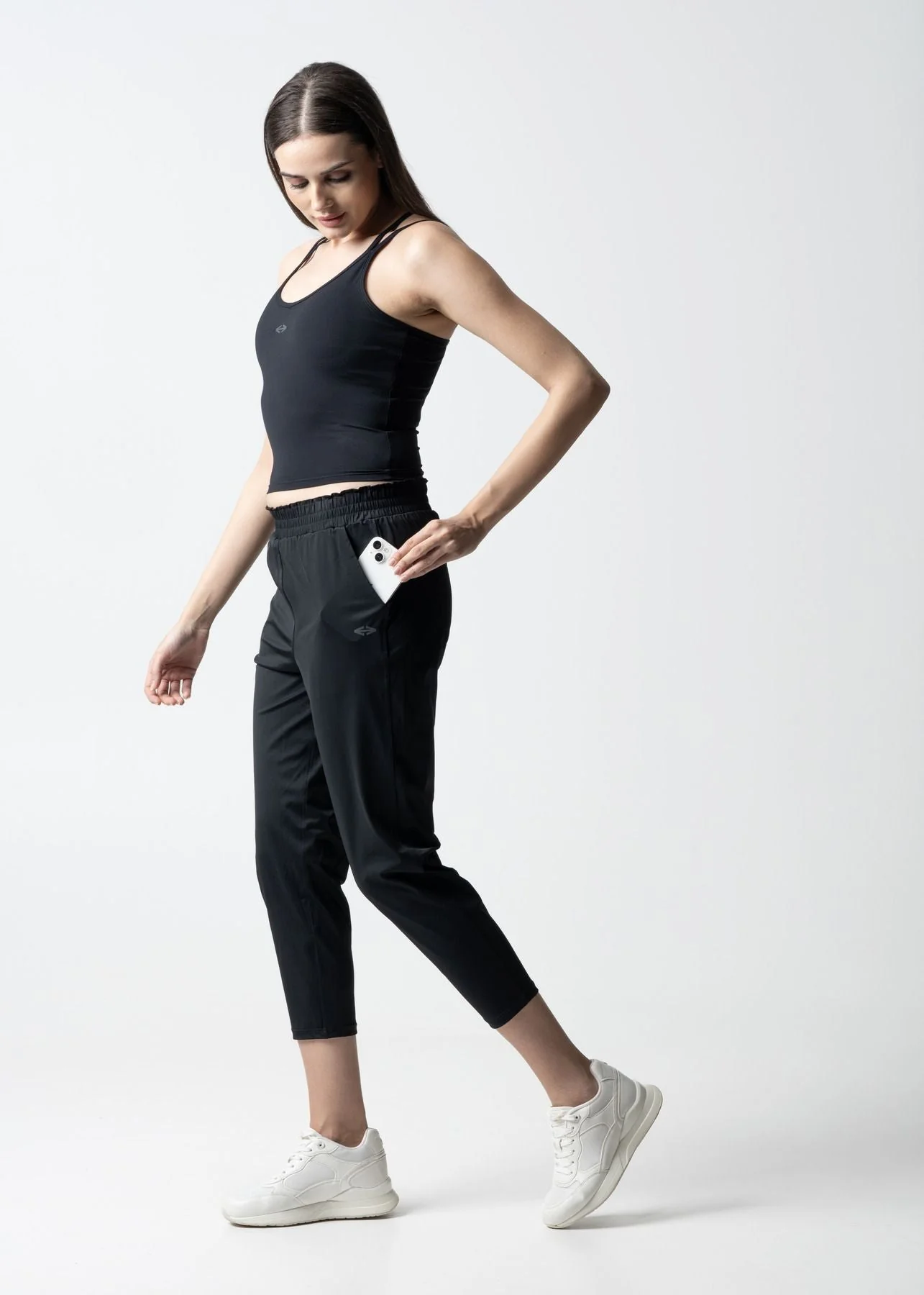 Everyday workout ankle length pants - Black - Image 5