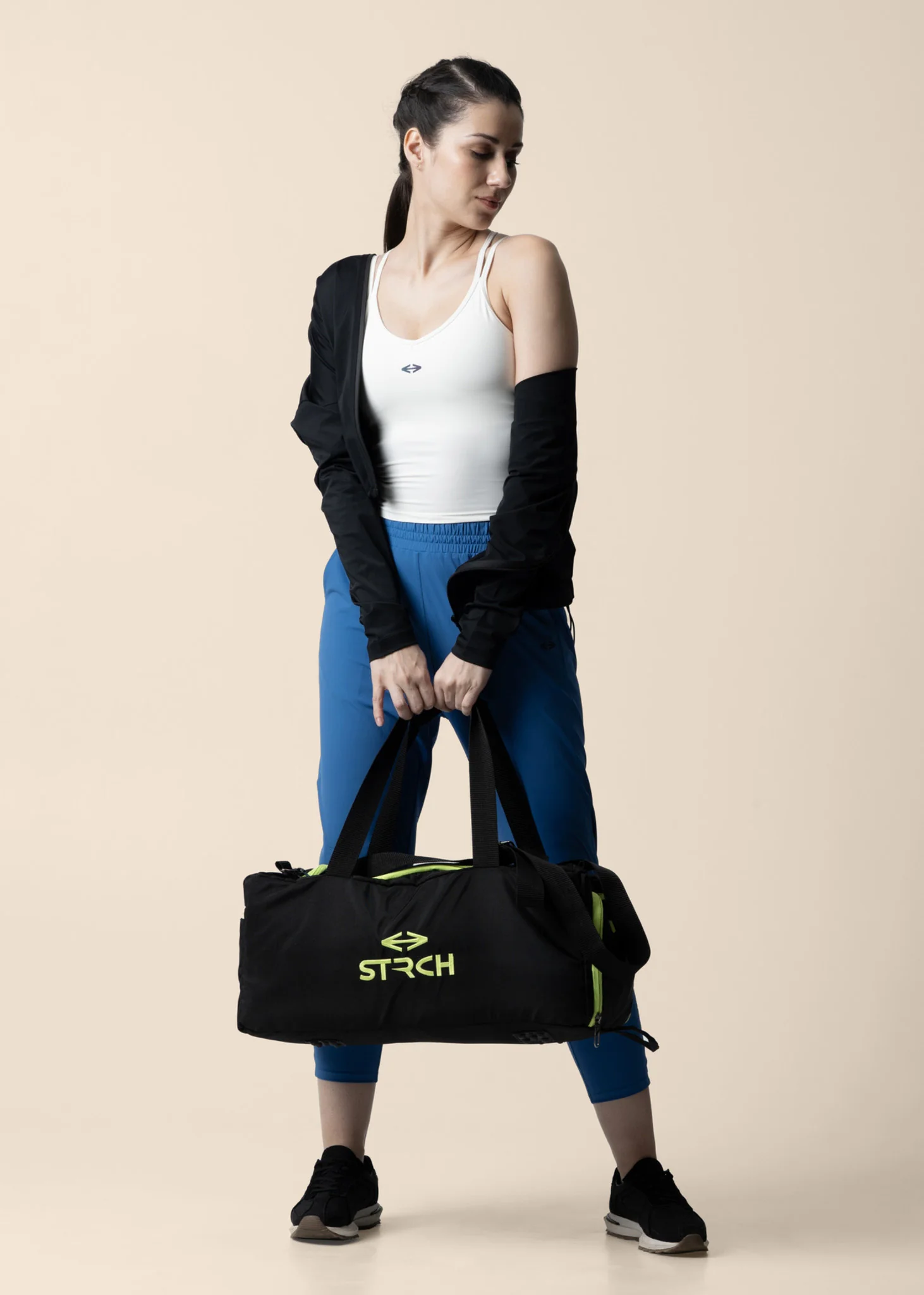 Everyday workout ankle length pants - Cobalt Blue - Image 2