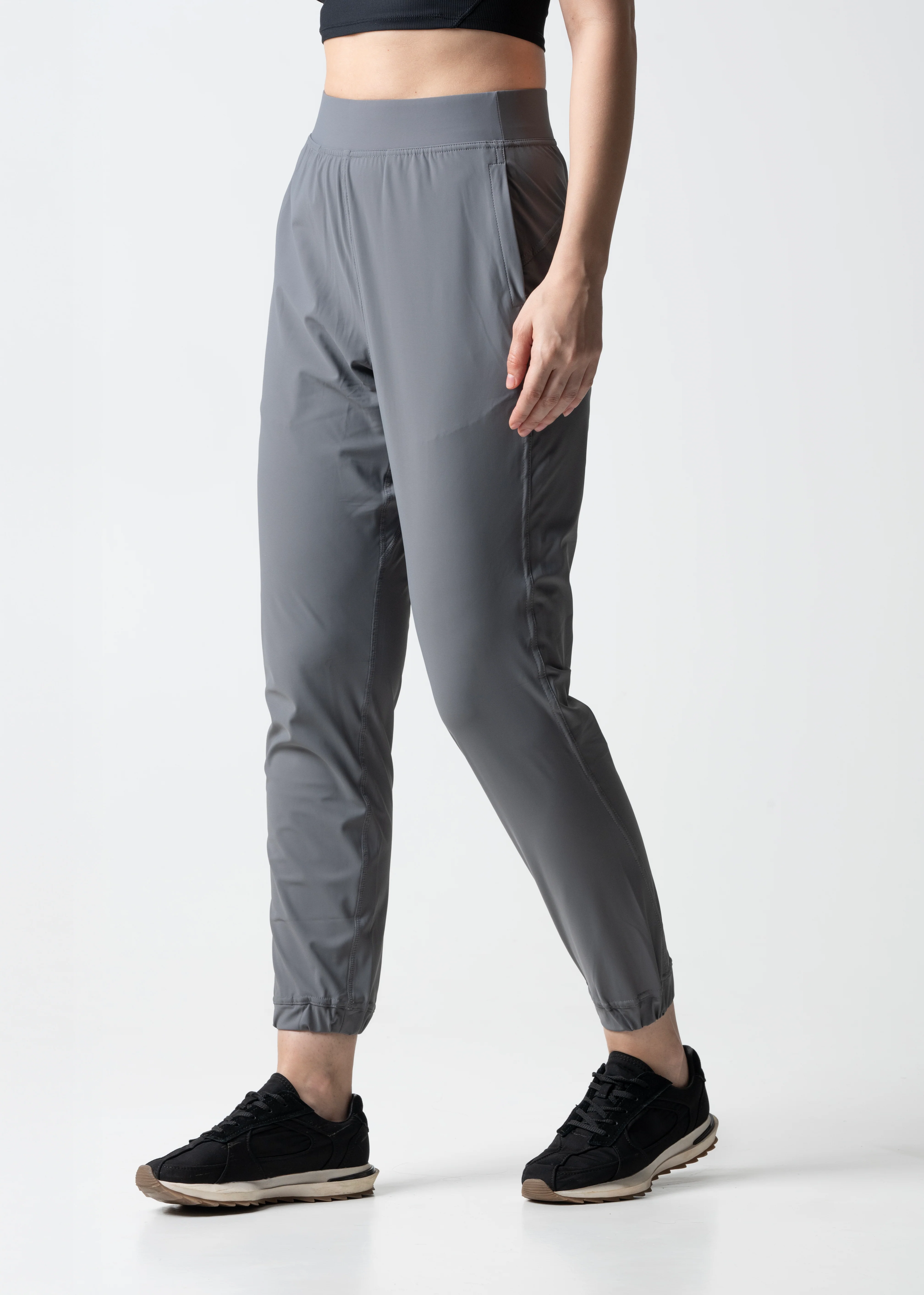 Women Workout Track Pants - Grey - Image 6