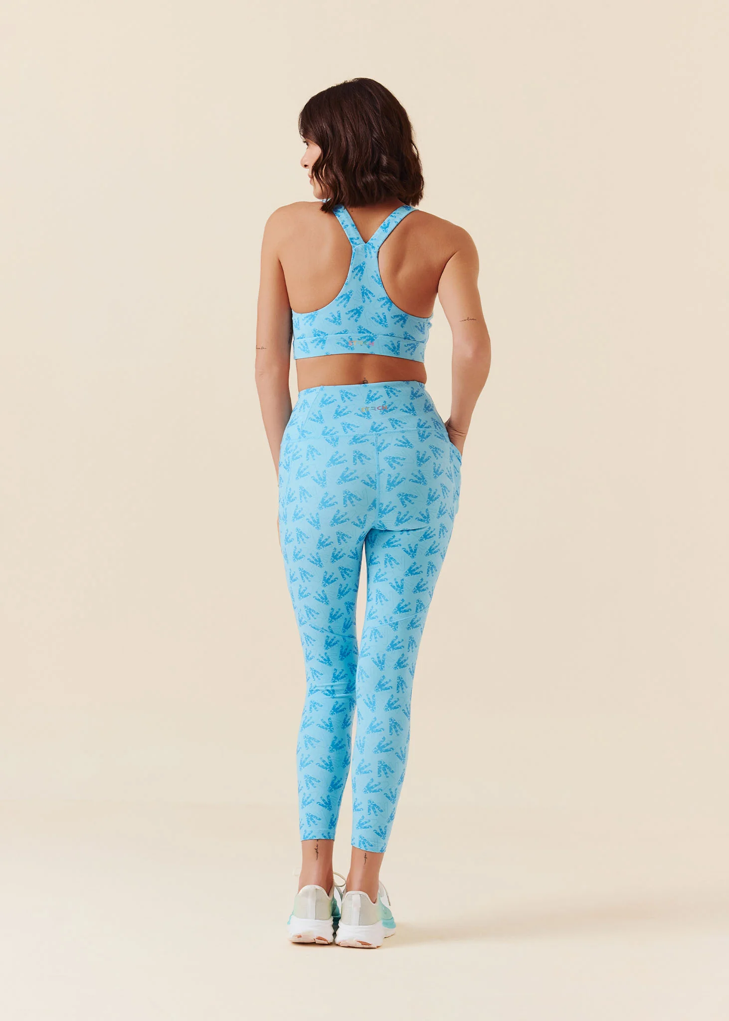 Women Y-Back Sports Bra - Milky Blue - Image 7