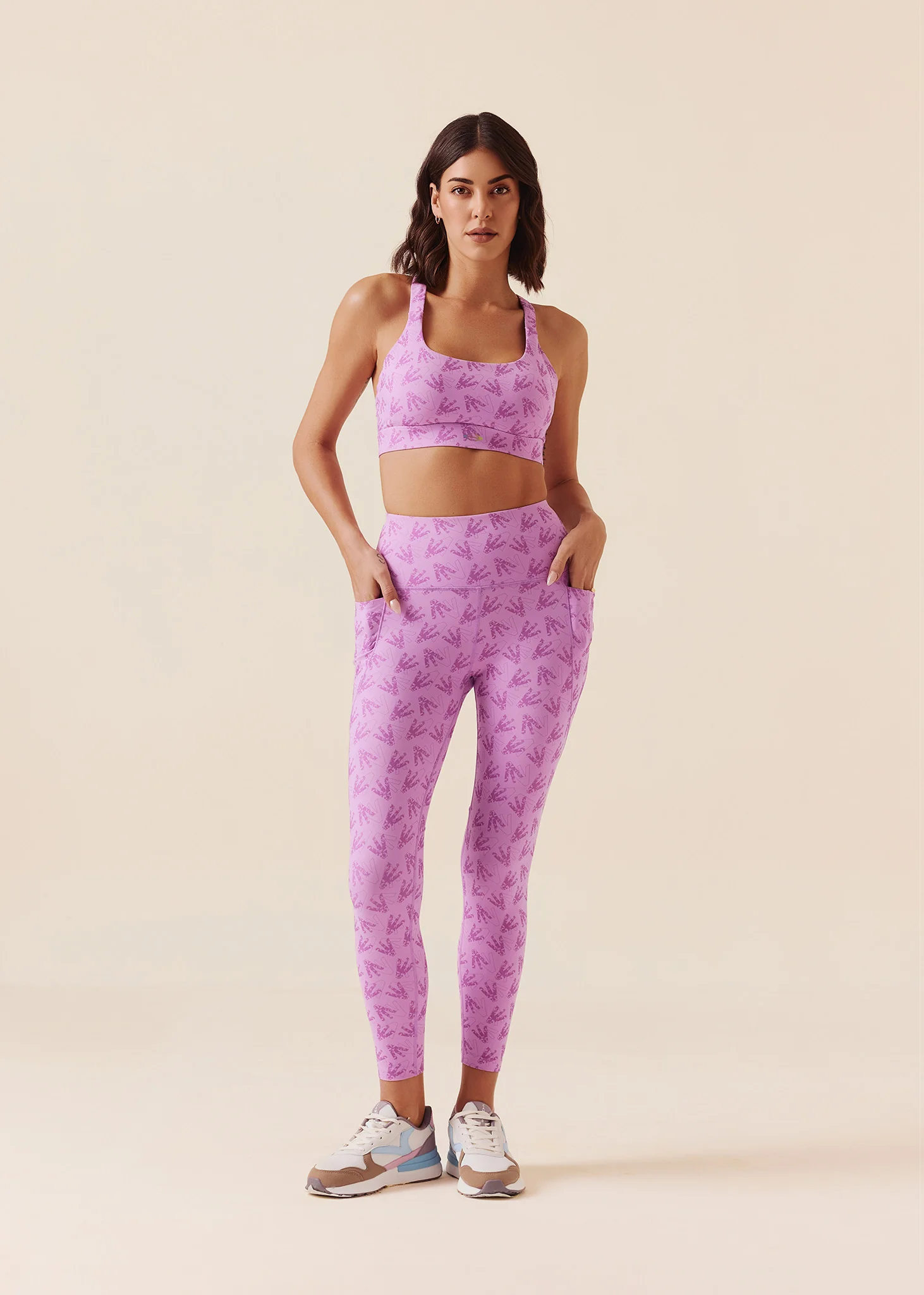 Women Y-Back Sports Bra - Orchid Pink - Image 4
