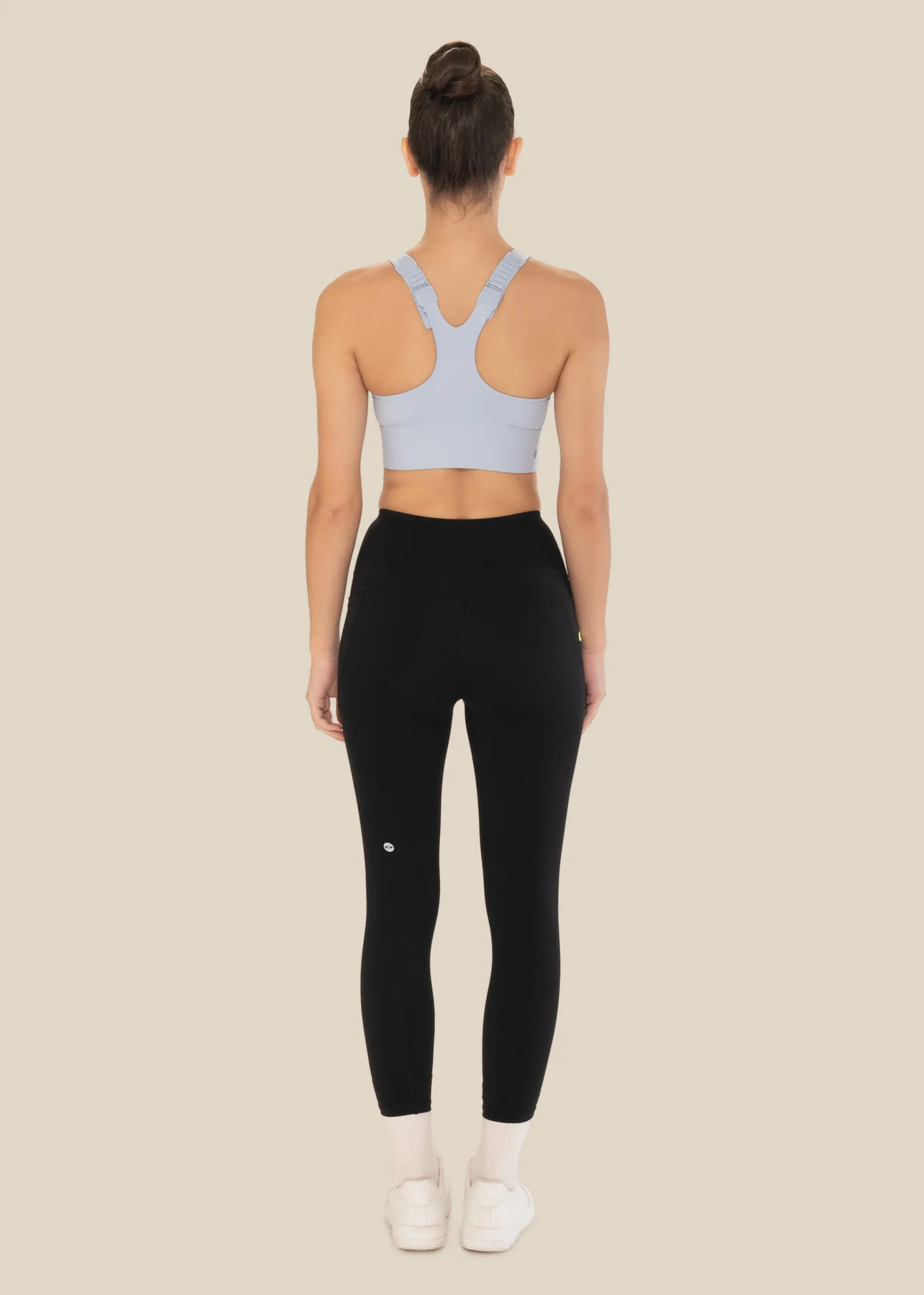 High Impact Sports Bra - Sky Blue - Image 6