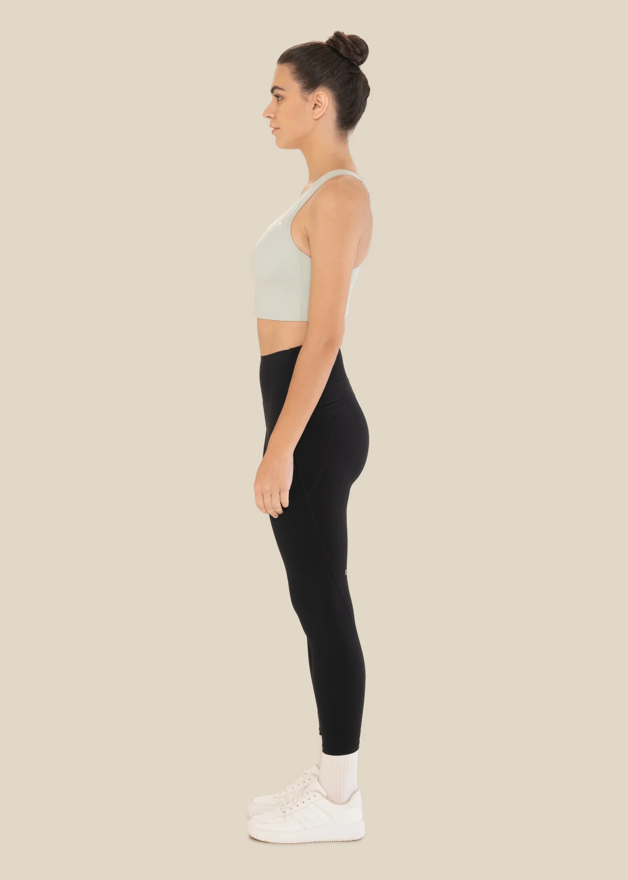 High Impact Sports Bra - Tea Green - Image 4