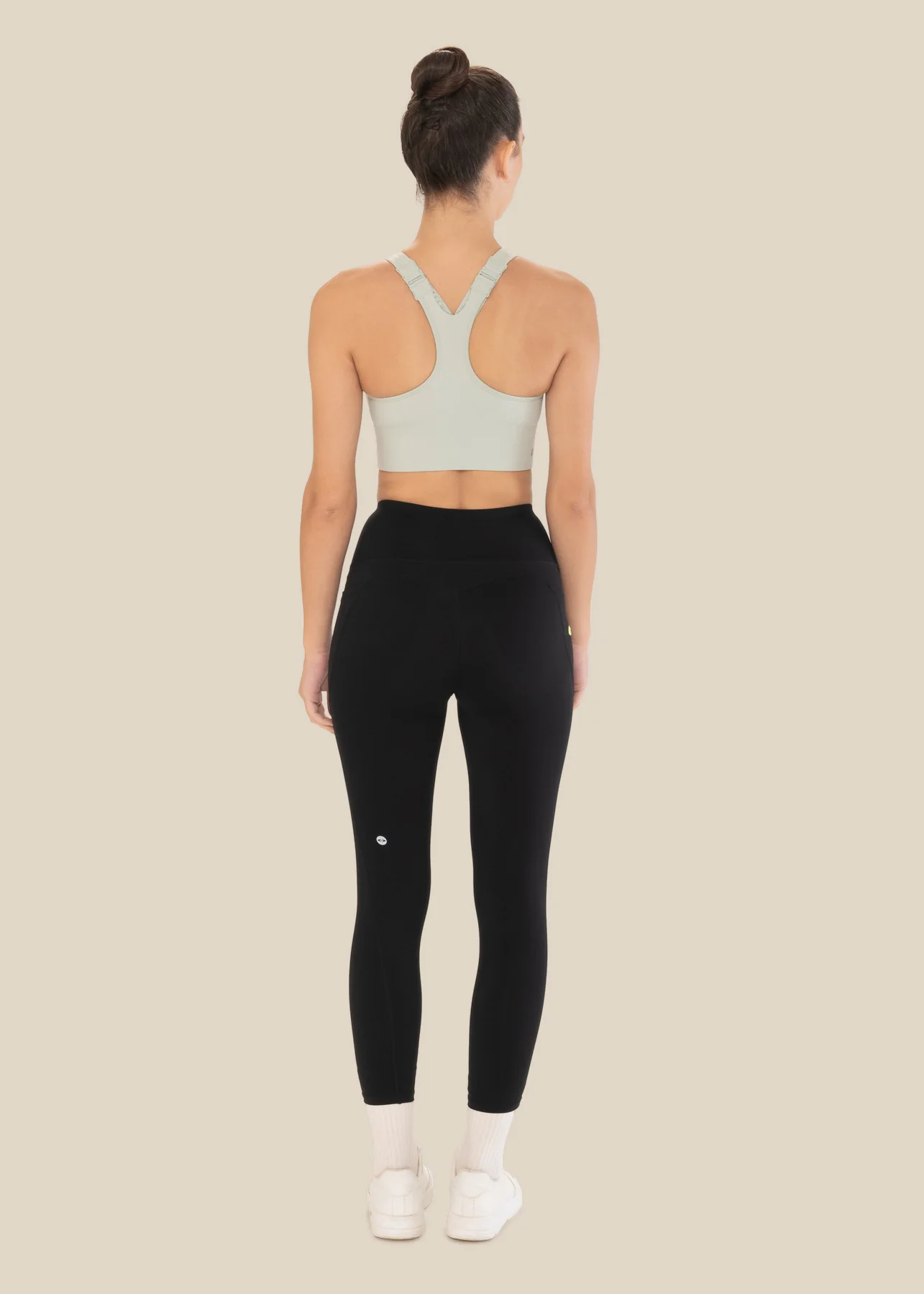 High Impact Sports Bra - Tea Green - Image 6