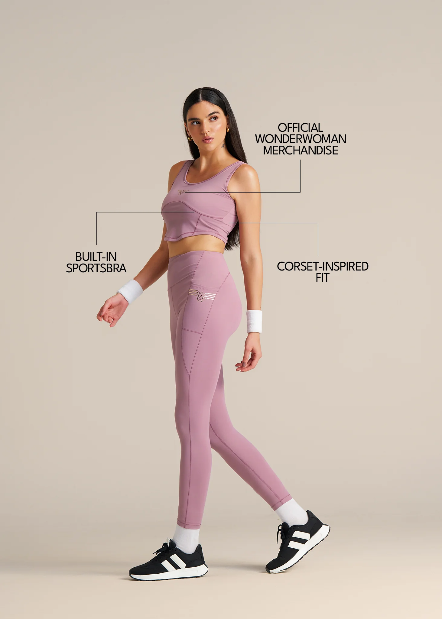 WonderForce Crop Top - Dusky Orchid - Image 3