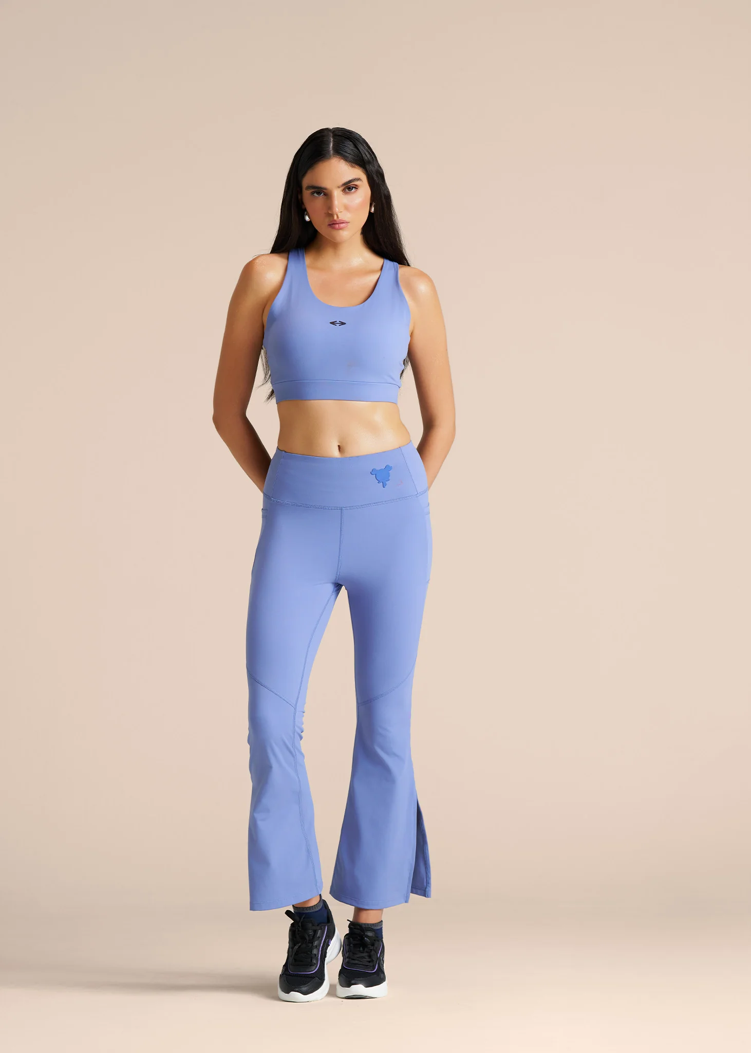 Yoga Core Flare Leggings - Ice Blue