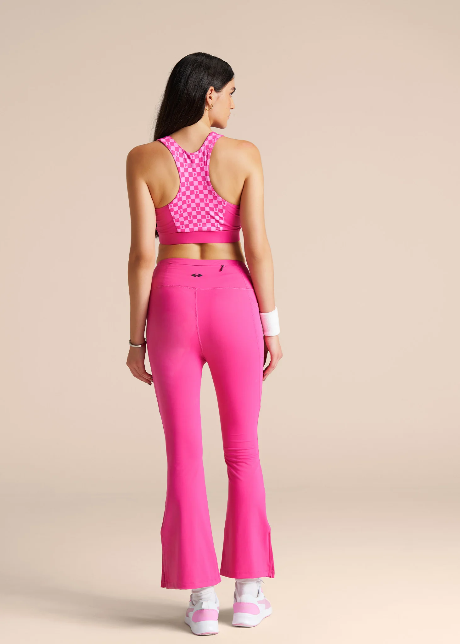 Yoga Core Flare Leggings - Pink - Image 7